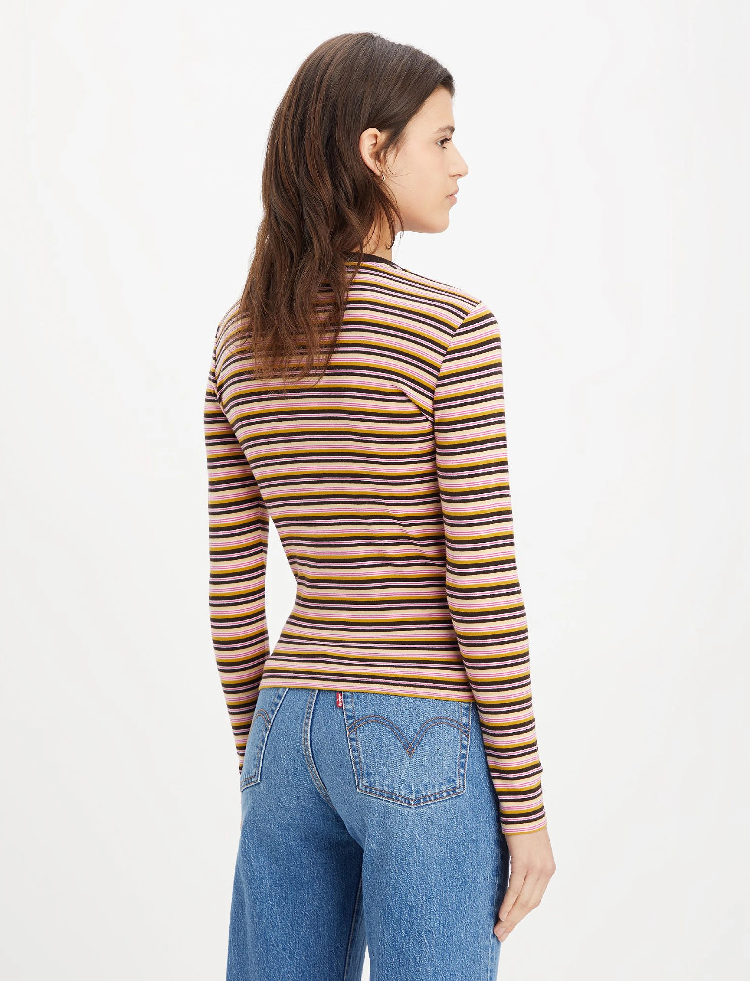 LEVI´S Women - LS BABY TEE REANNA STRIPE MOLE - multi-color - 4