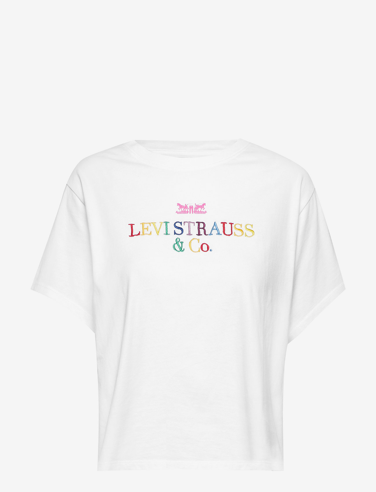 LEVI´S Women - GRAPHIC VARSITY TEE 90S TEXT L - neutrals - 0