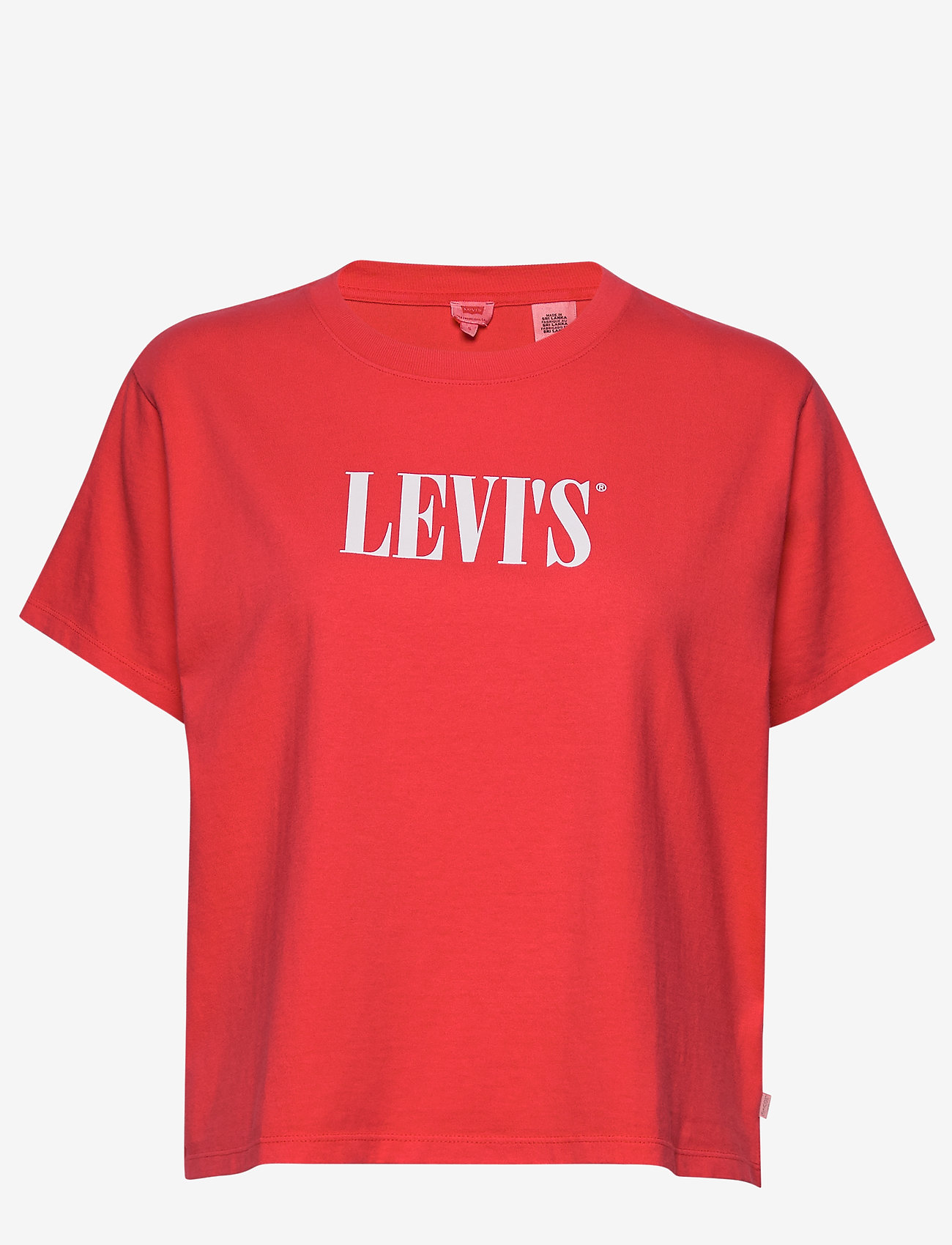 LEVI´S Women - GRAPHIC VARSITY TEE 90S SERIF - reds - 0