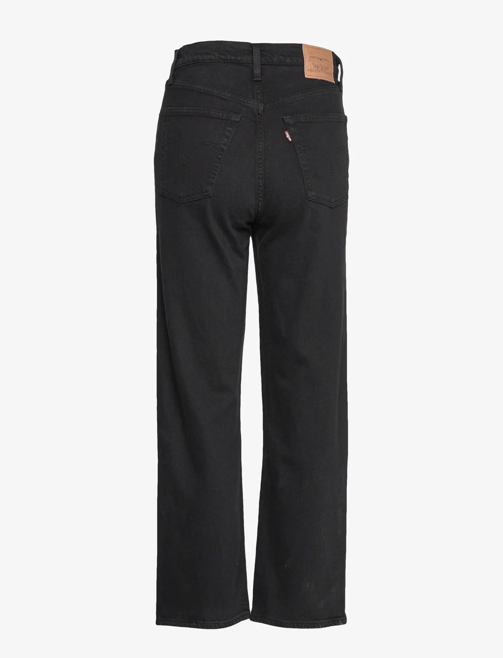 Levi's® - RIBCAGE STRAIGHT ANKLE BLACK S - raka jeans - blacks - 2