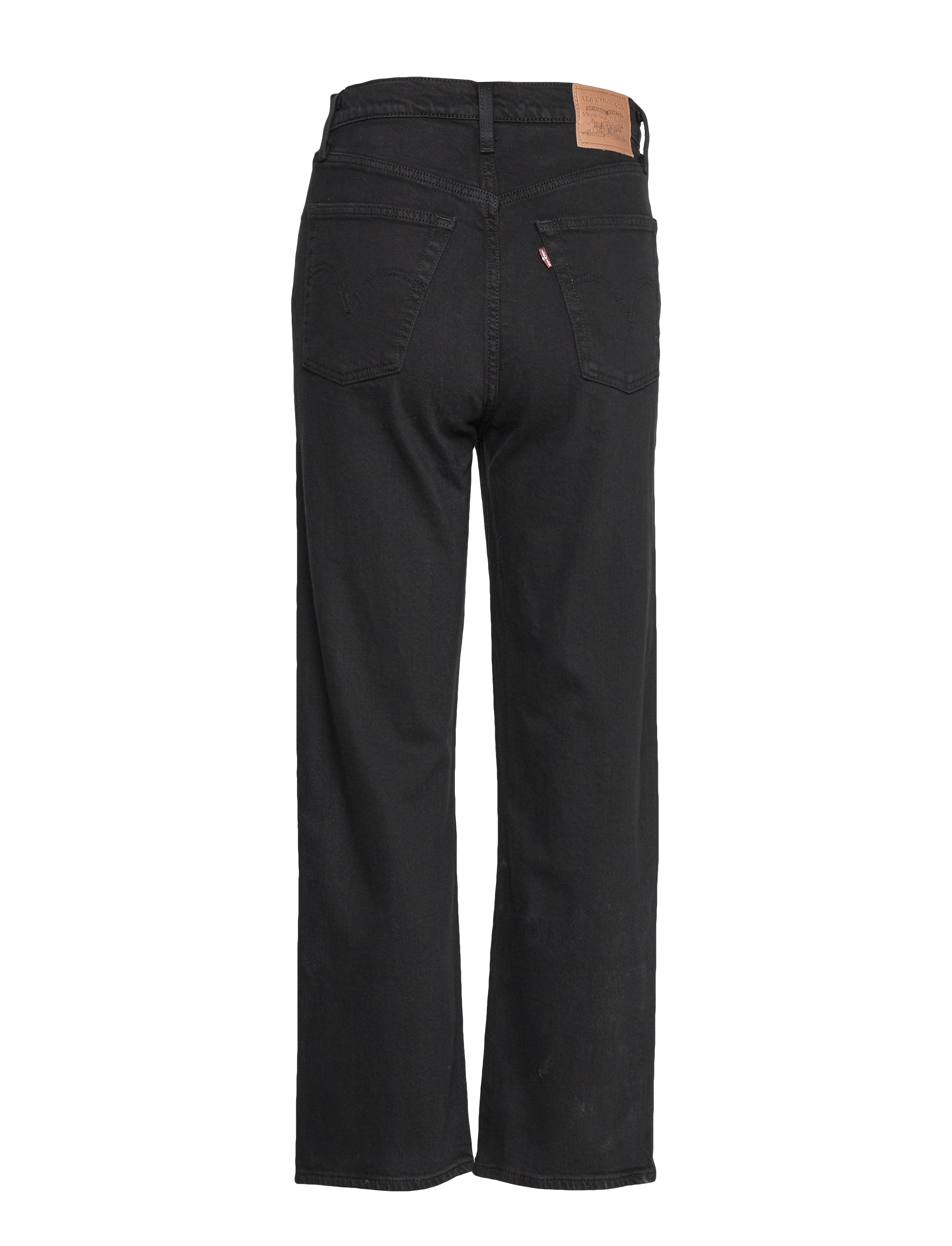 Levi's® - RIBCAGE STRAIGHT ANKLE BLACK S - straight jeans - blacks - 2