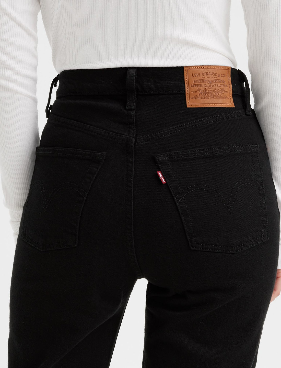Black ribcage levis cheap