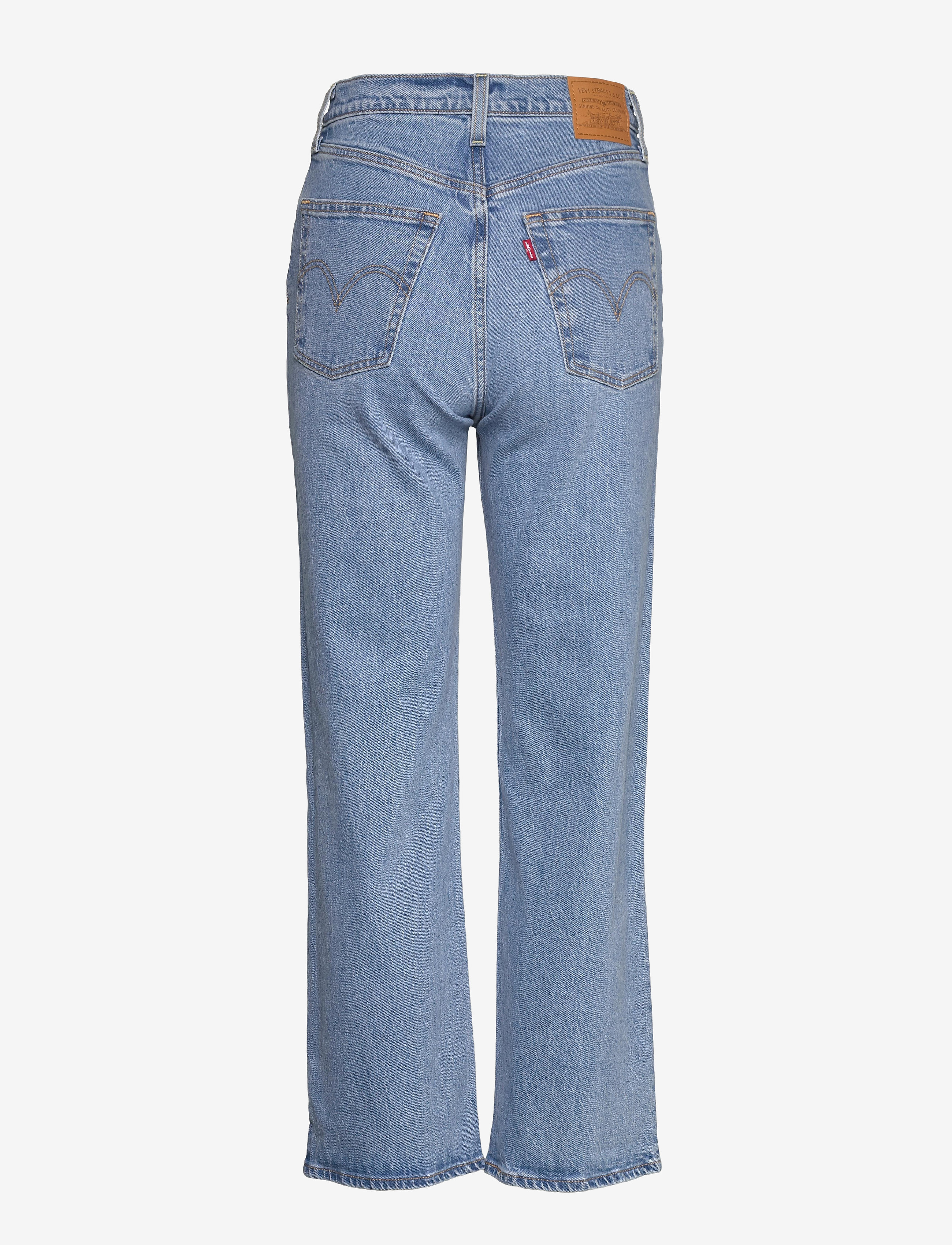 Levi's® - RIBCAGE STRAIGHT ANKLE SAMBA T - light indigo - worn in - 2