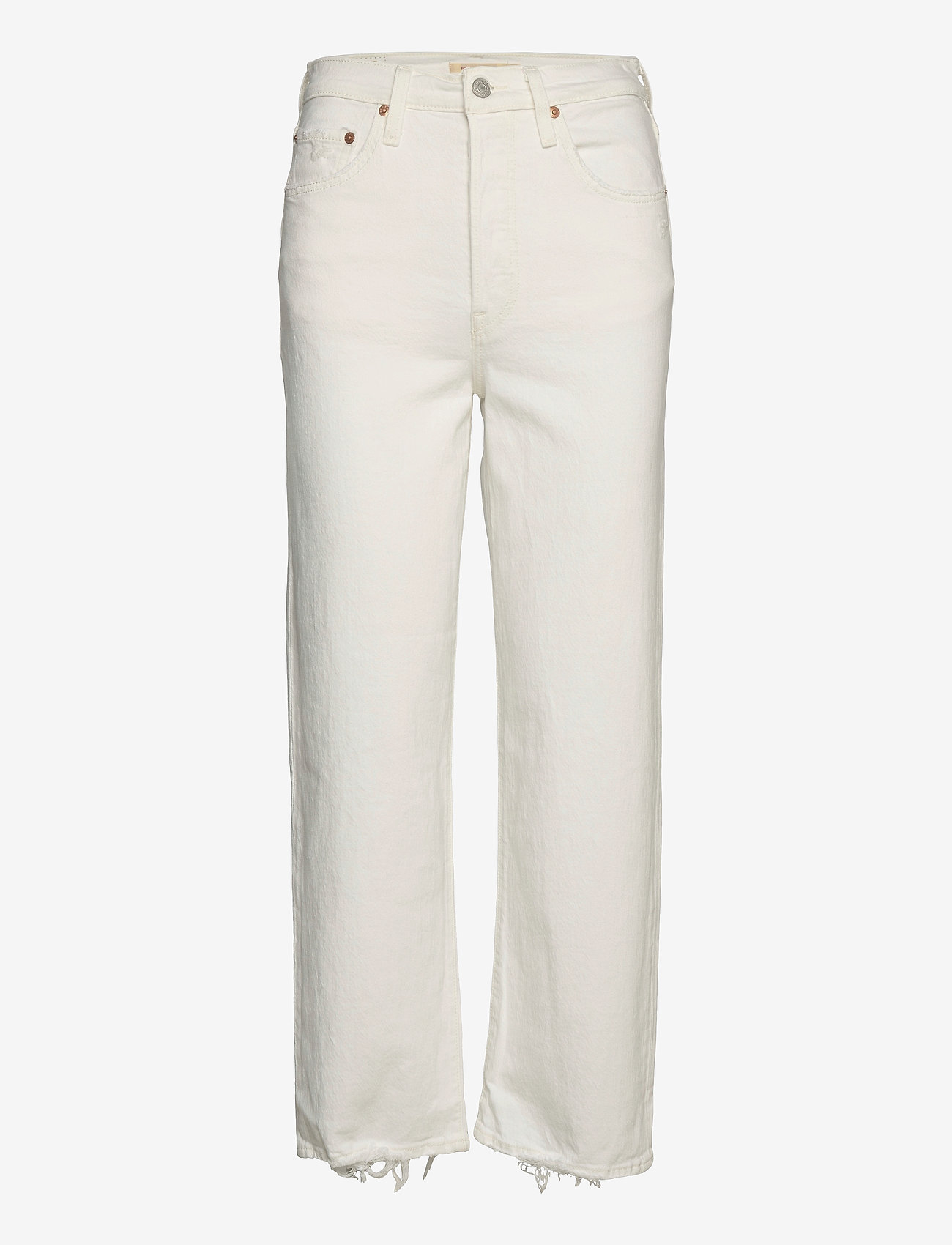 Levi's® RIBCAGE STRAIGHT ANKLE CLOUD O - Jeans - NEUTRALS / white