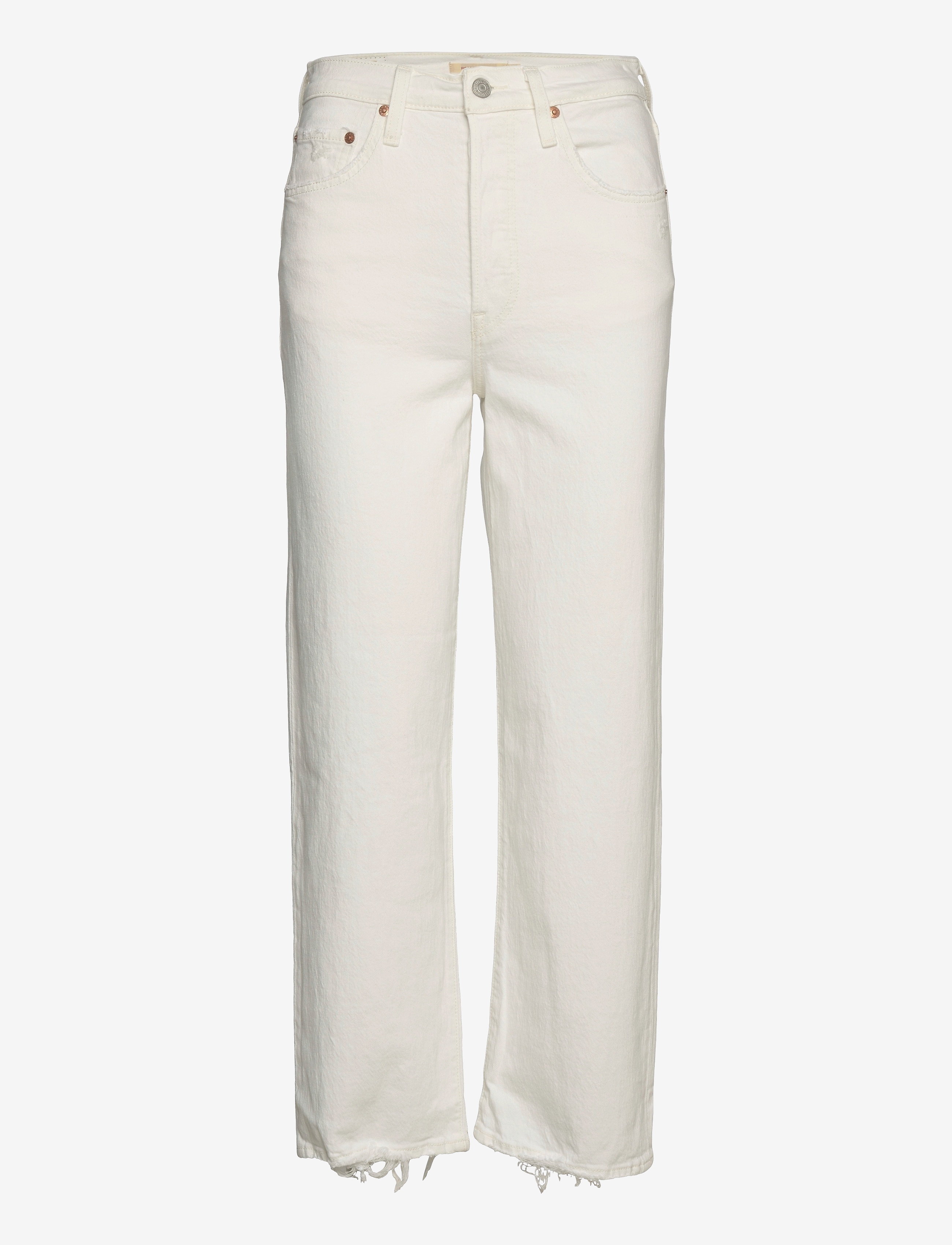 LEVI'S Ribcage Straight Ankle Cloud O Weiß - 30x29 - Damen