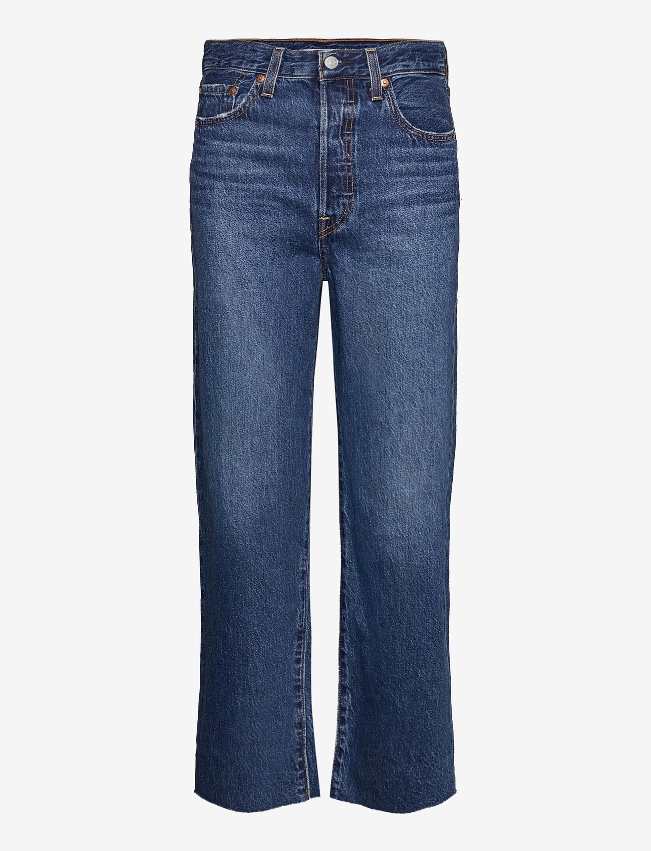 LEVI´S Women - RIBCAGE STRAIGHT ANKLE NOE DOW - raka jeans - dark indigo - worn in - 0