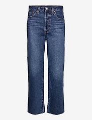 LEVI´S Women - RIBCAGE STRAIGHT ANKLE NOE DOW - džinsa bikses ar taisnām starām - dark indigo - worn in - 0