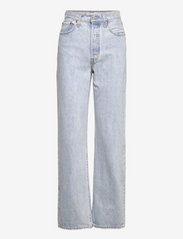 LEVI´S Women - RIBCAGE STRAIGHT ANKLE OJAI SH - straight jeans - med indigo - worn in - 0
