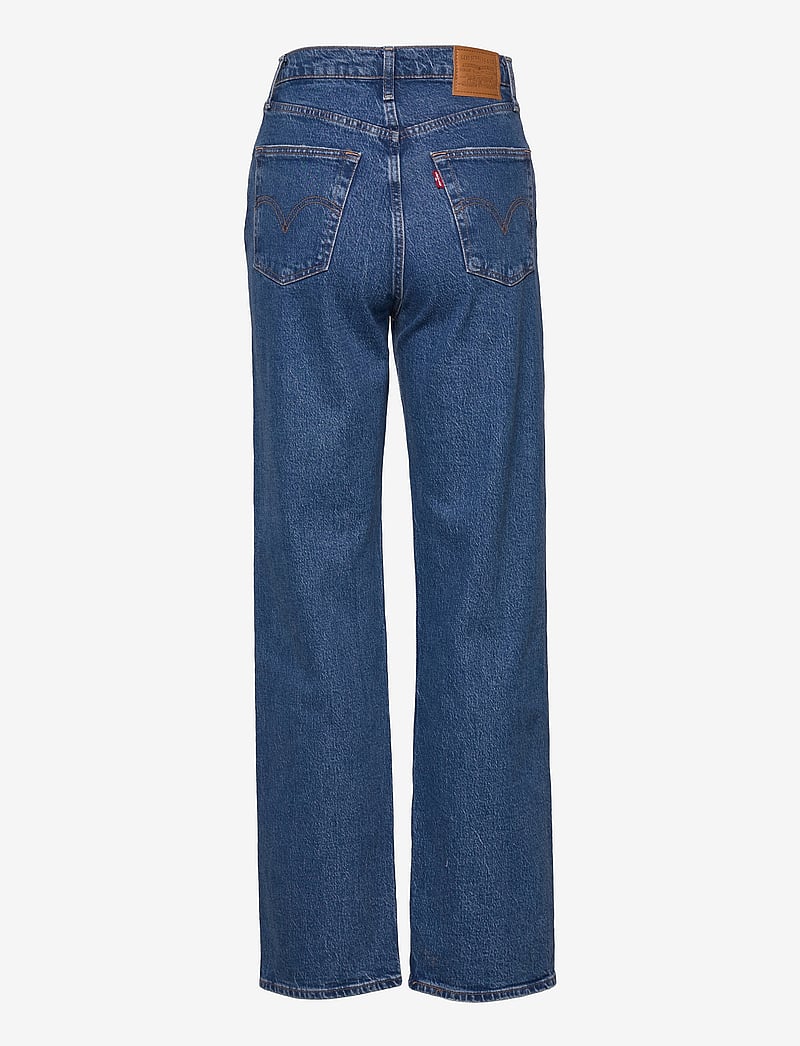 Levi's® - RIBCAGE STRAIGHT ANKLE JAZZ PO - raka jeans - med indigo - worn in - 2