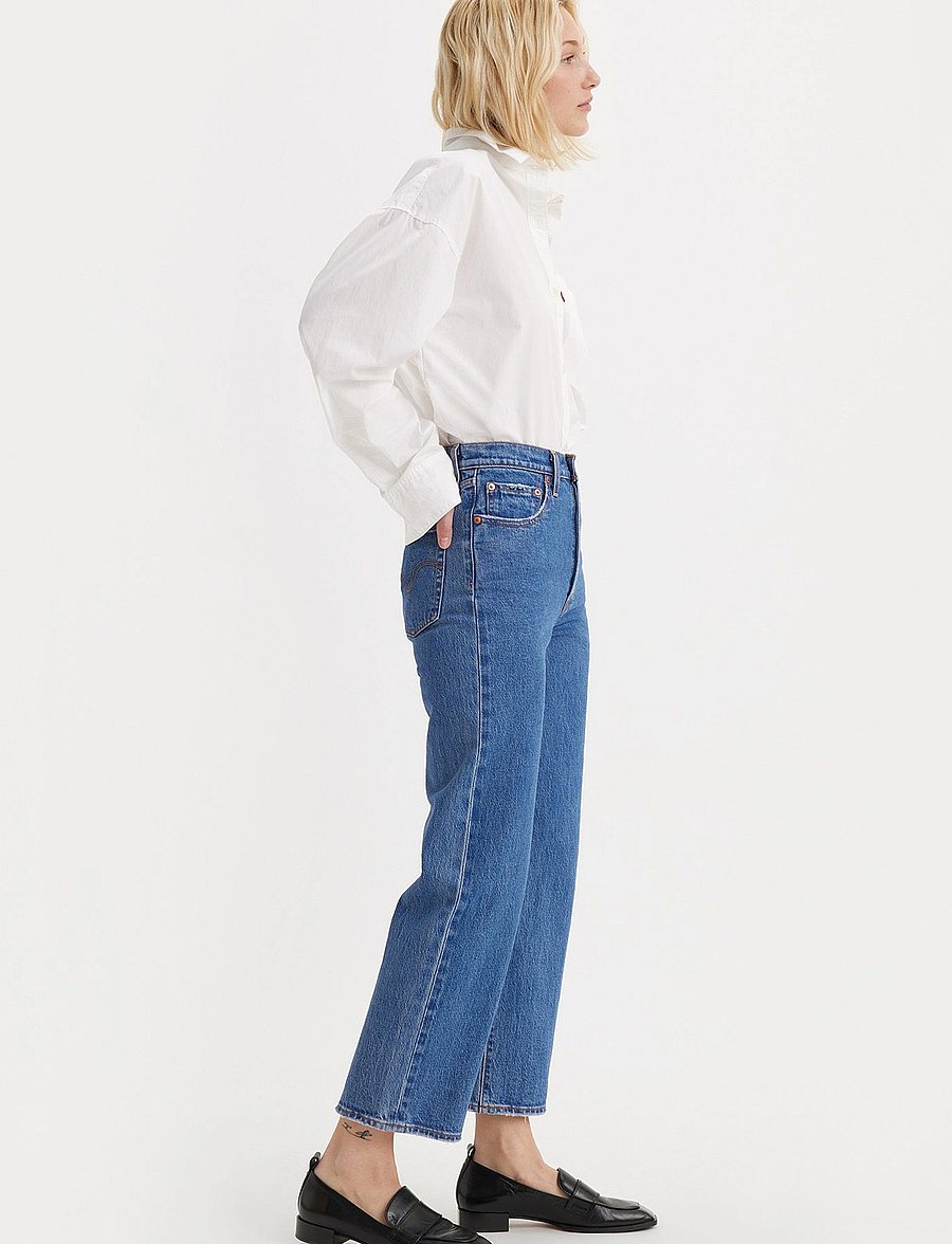 Levi's® - RIBCAGE STRAIGHT ANKLE JAZZ PO - gerade jeans - med indigo - worn in - 5