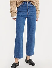 LEVI´S Women - RIBCAGE STRAIGHT ANKLE JAZZ PO - straight jeans - med indigo - worn in - 6