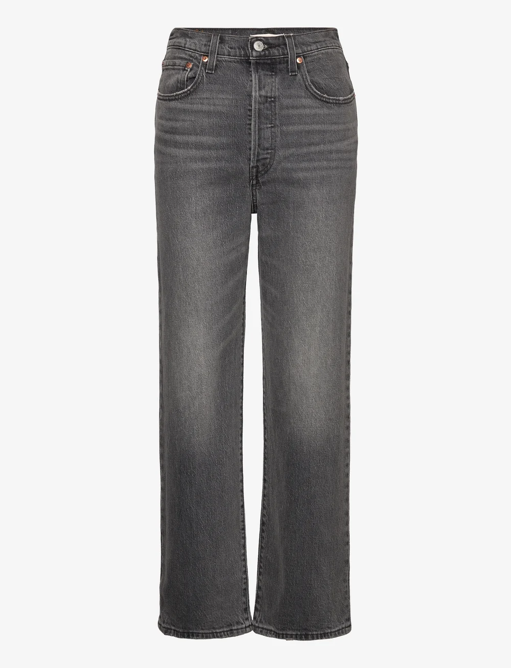 Levi's® - RIBCAGE STRAIGHT ANKLE Z1599 B - jeans droites - blacks - 1