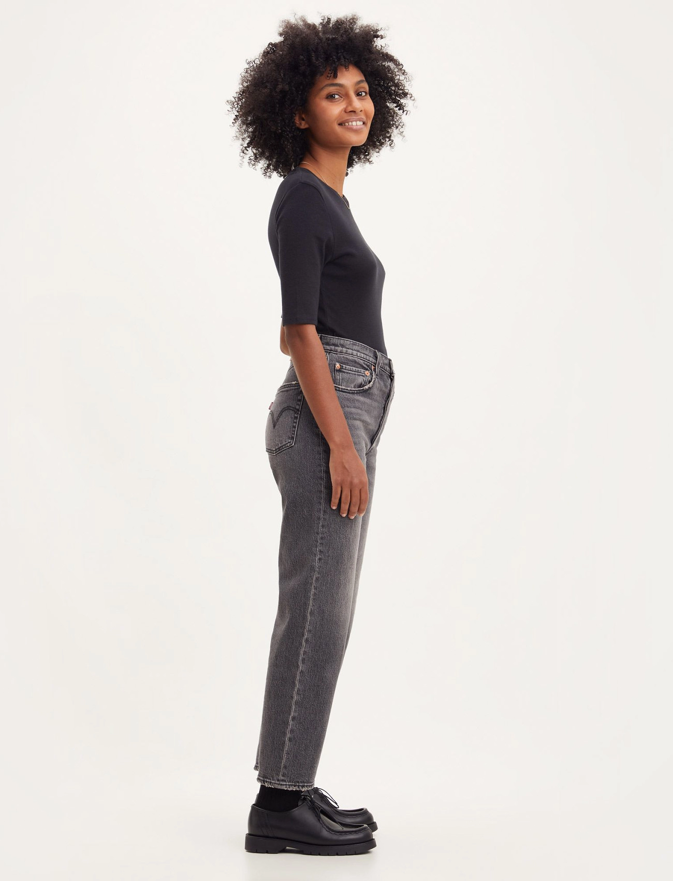 Levi's® - RIBCAGE STRAIGHT ANKLE WELL WO - straight jeans - blacks - 3