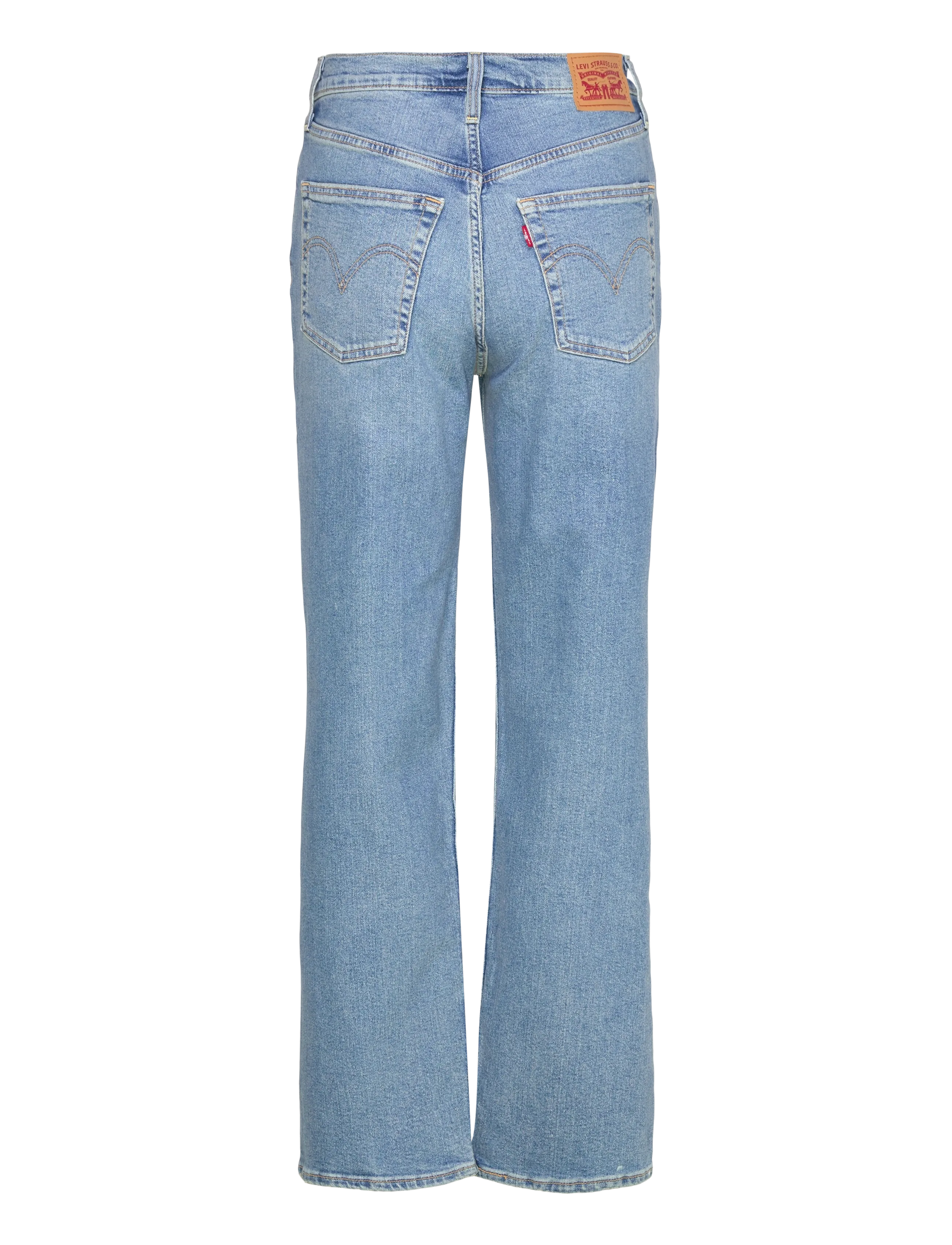 Levi's® - RIBCAGE STRAIGHT ANKLE CENTER - tiesaus kirpimo džinsai - med indigo - worn in - 2