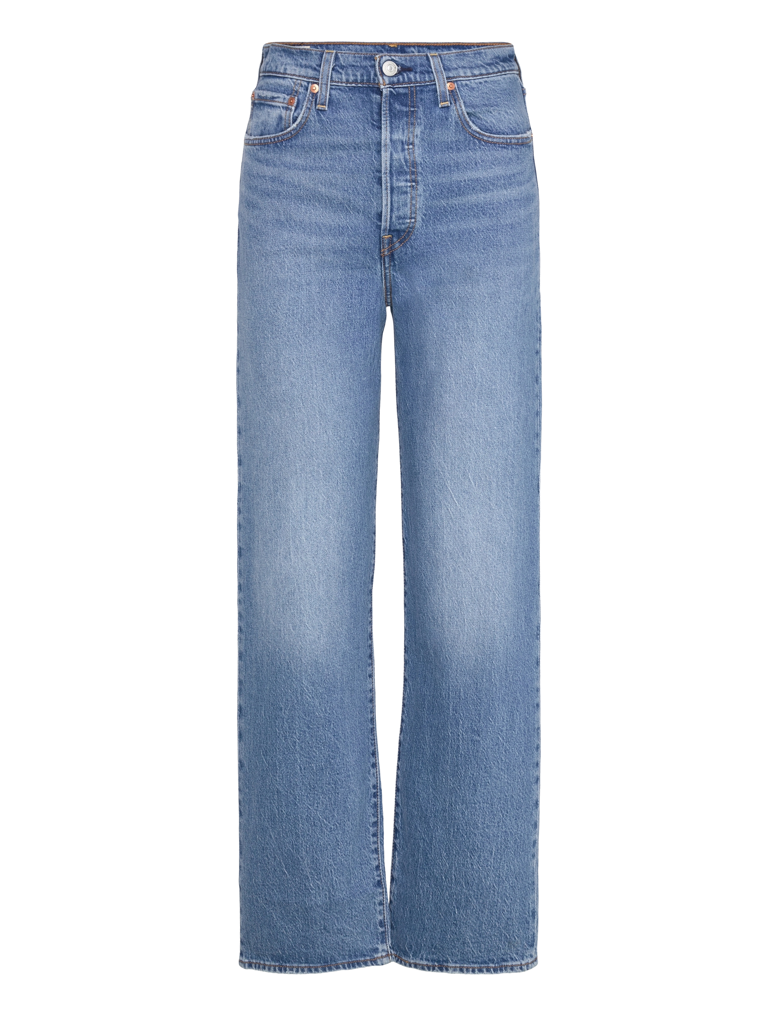 LEVI'S Ribcage Straight Ankle Dance A Blau - 29x31 - Damen