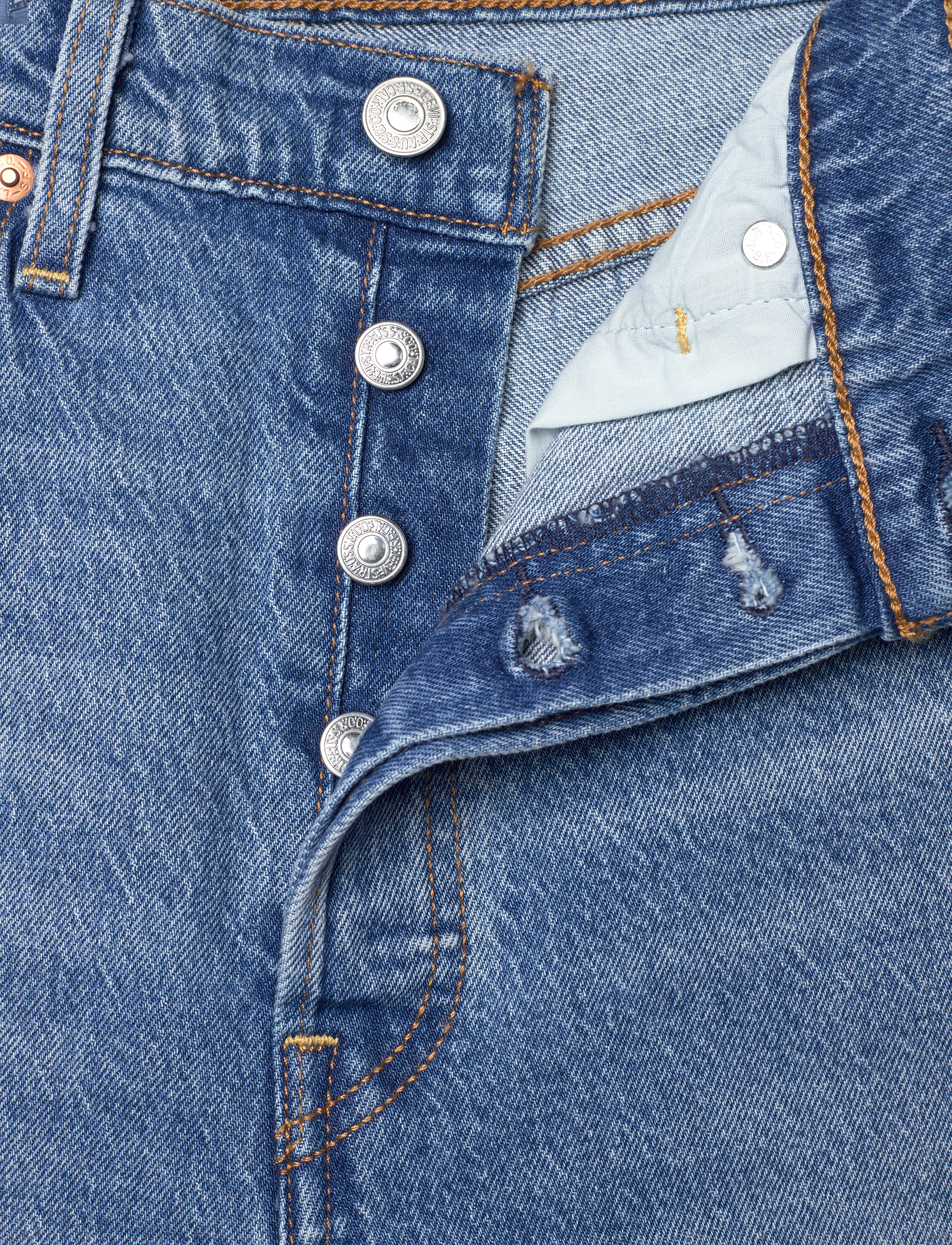 Levi's® - RIBCAGE STRAIGHT ANKLE DANCE A - straight jeans - med indigo - worn in - 5