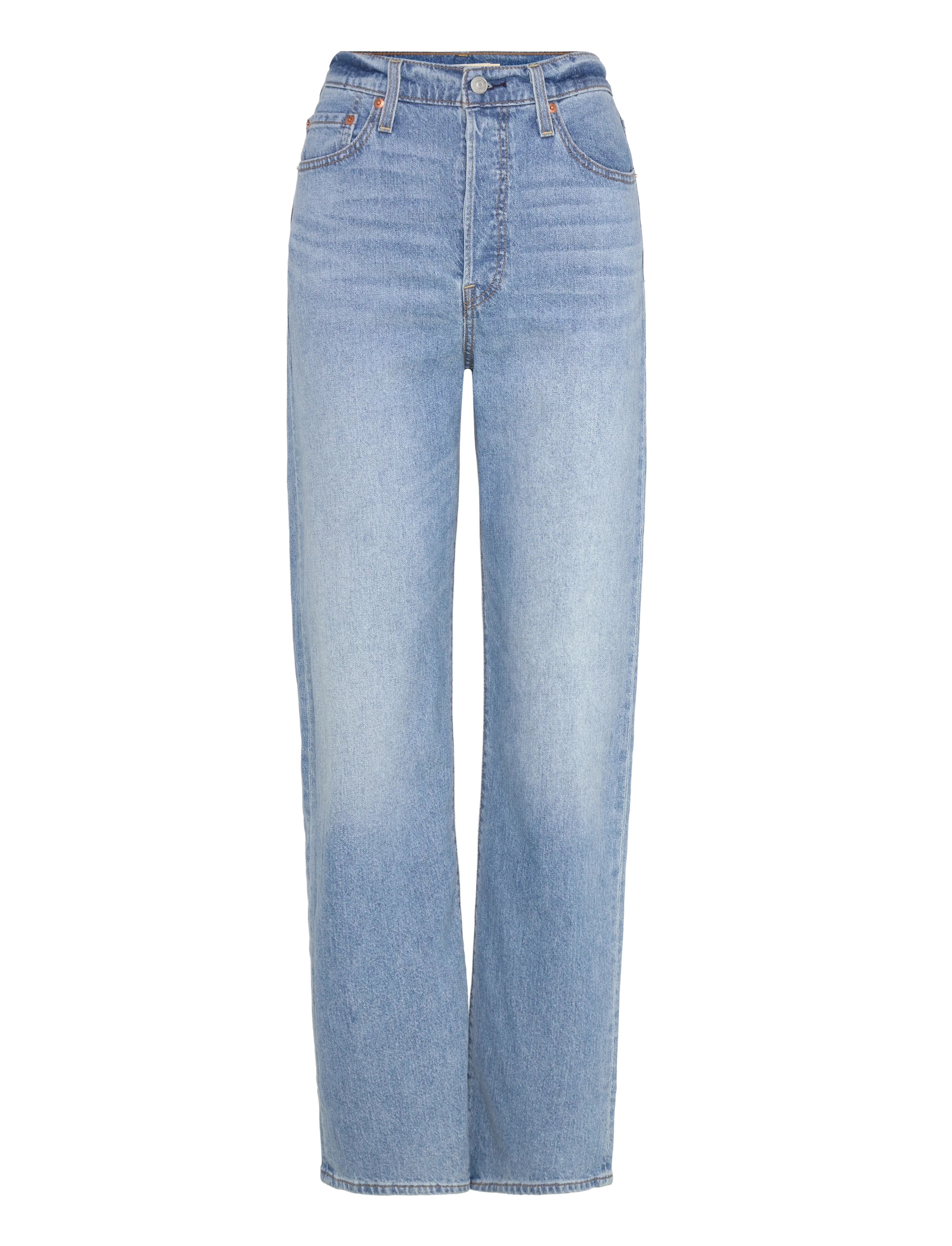 LEVI'S Ribcage Straight Ankle Cool Wi Blau - 28x31 - Damen