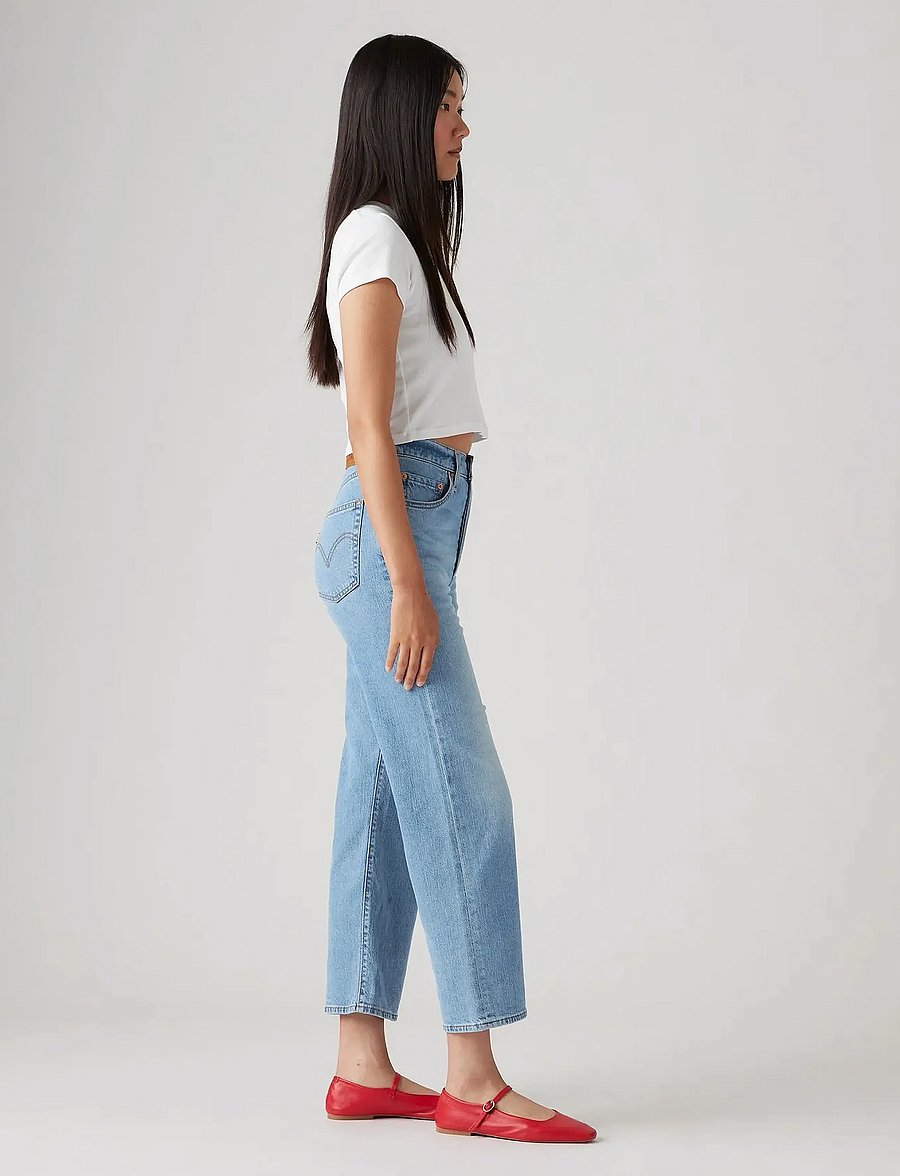 Levi's® - RIBCAGE STRAIGHT ANKLE COOL WI - gerade jeans - med indigo - worn in - 3