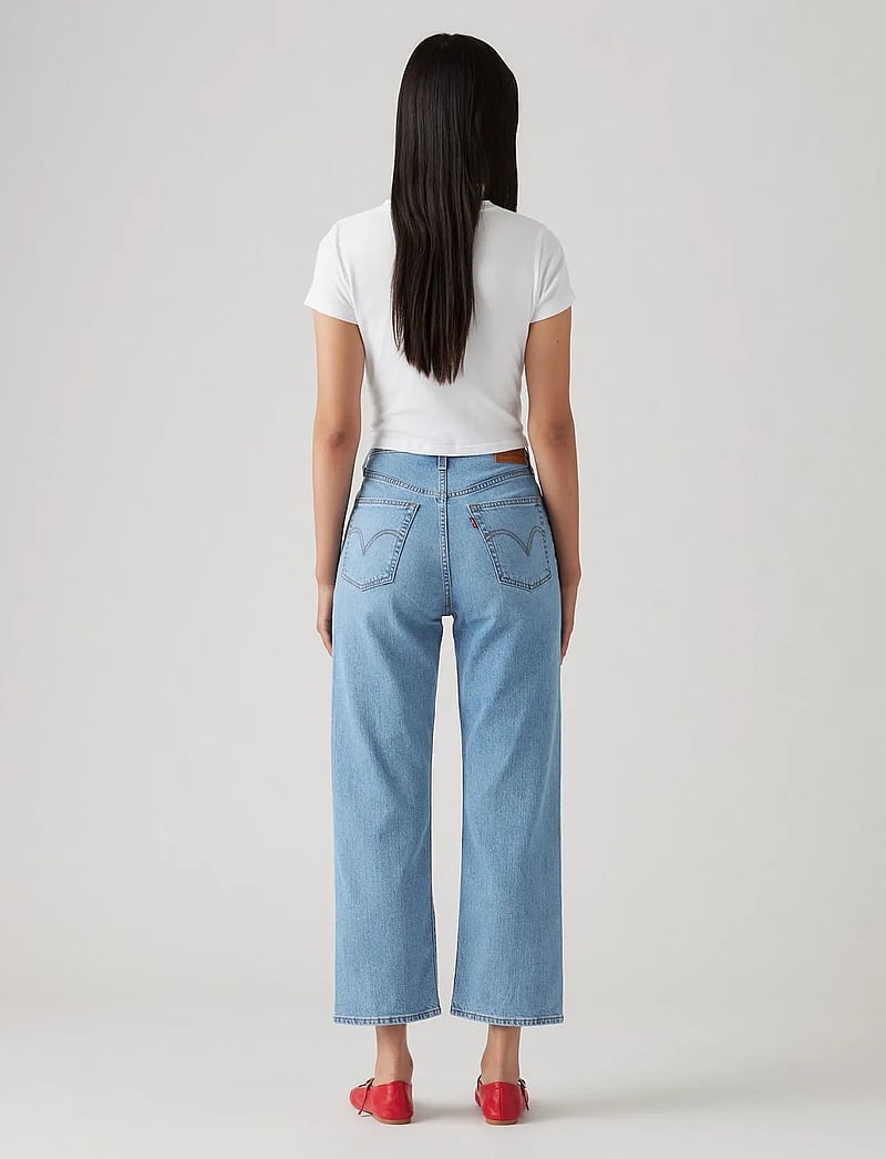 Levi's® - RIBCAGE STRAIGHT ANKLE COOL WI - sirge säärega teksad - med indigo - worn in - 5