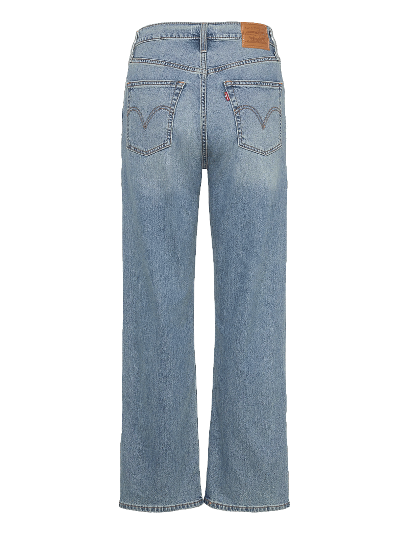 Levi's® - RIBCAGE STRAIGHT ANKLE COOL IN - hosen mit weitem bein - med indigo - worn in - 2