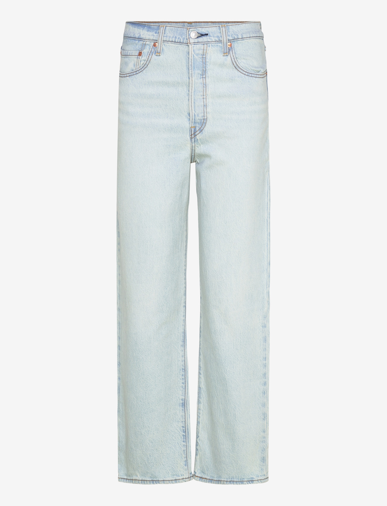 Levi's® - RIBCAGE STRAIGHT ANKLE WOW ME - straight jeans - light indigo - worn in - 0