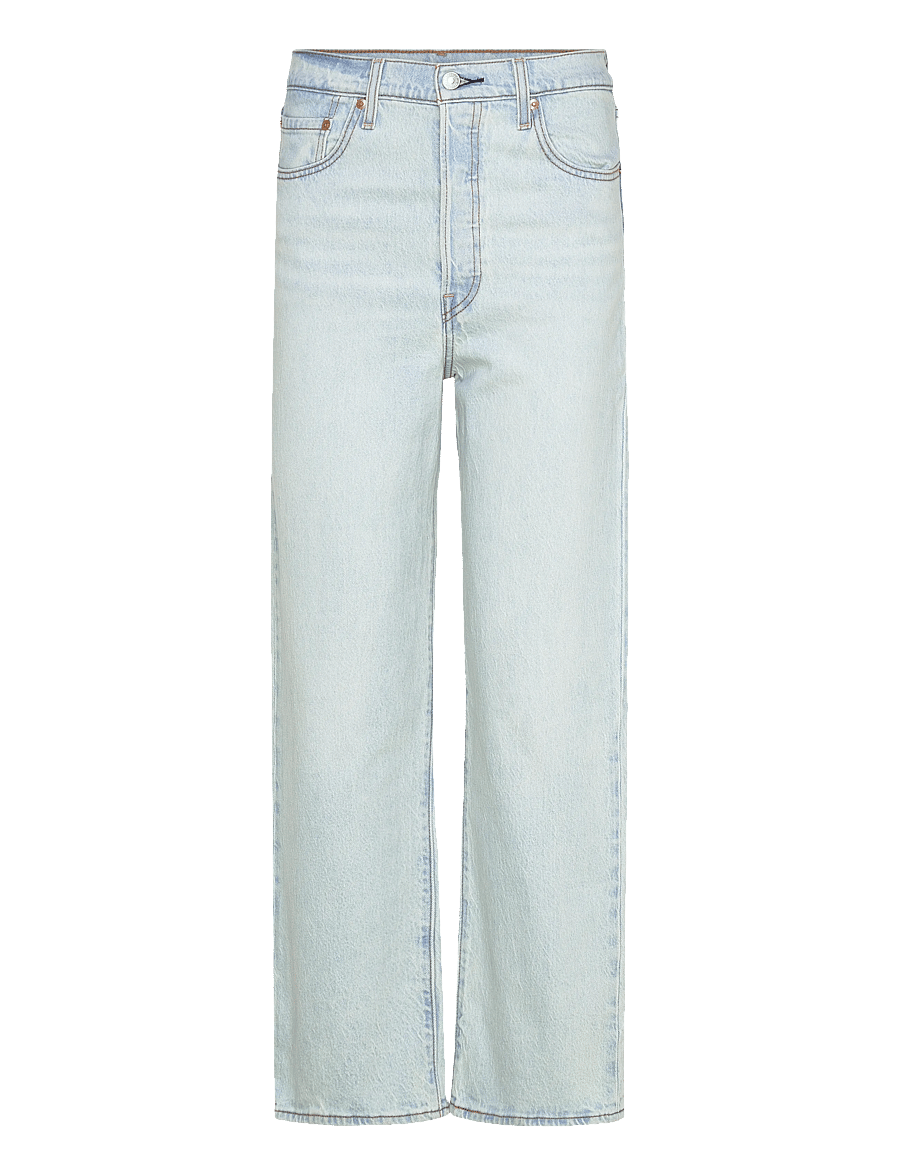 Levi's® - RIBCAGE STRAIGHT ANKLE WOW ME - raka jeans - light indigo - worn in - 1