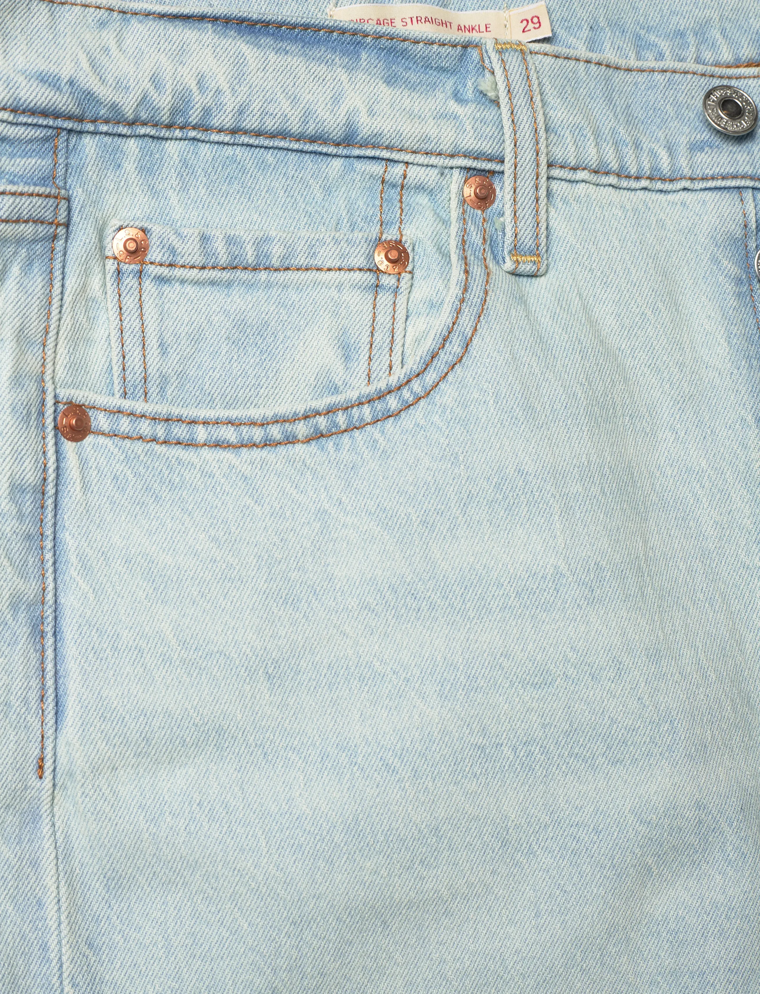 Levi's® - RIBCAGE STRAIGHT ANKLE WOW ME - straight jeans - light indigo - worn in - 5