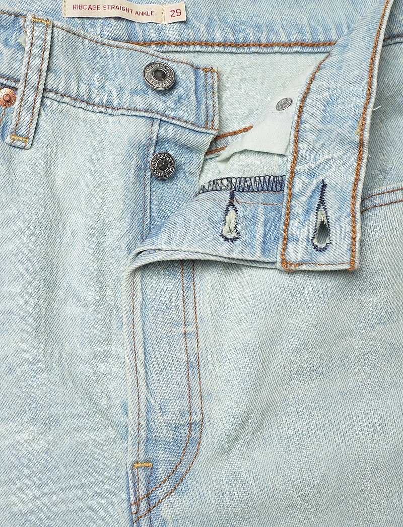 Levi's® - RIBCAGE STRAIGHT ANKLE WOW ME - straight jeans - light indigo - worn in - 3