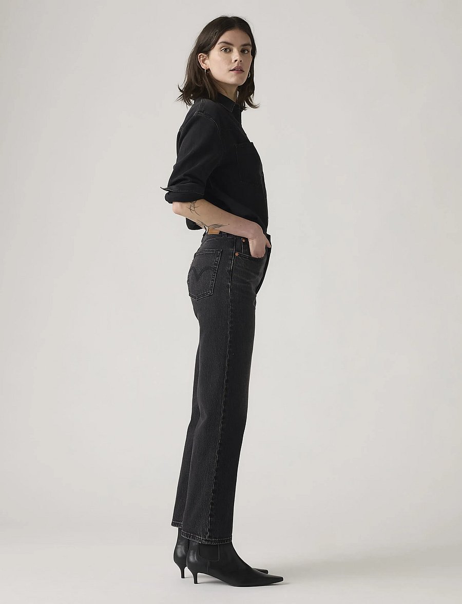 Levi's® - RIBCAGE STRAIGHT ANKLE LOOM AB - gerade jeans - med indigo - worn in - 3