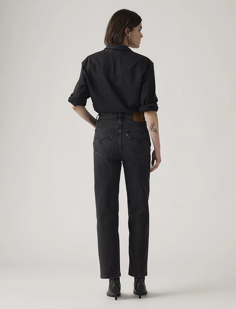 Levi's® - RIBCAGE STRAIGHT ANKLE LOOM AB - straight jeans - med indigo - worn in - 4