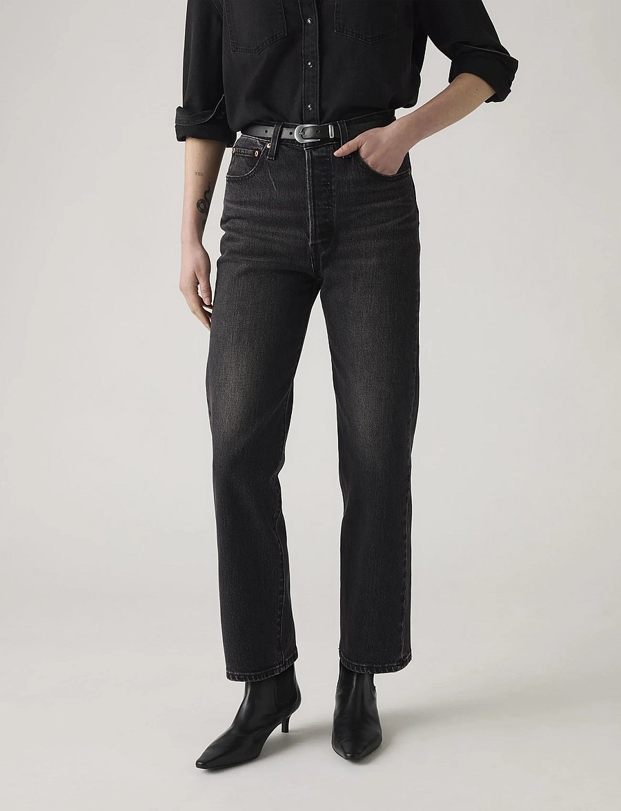 Levi's® - RIBCAGE STRAIGHT ANKLE LOOM AB - gerade jeans - med indigo - worn in - 5