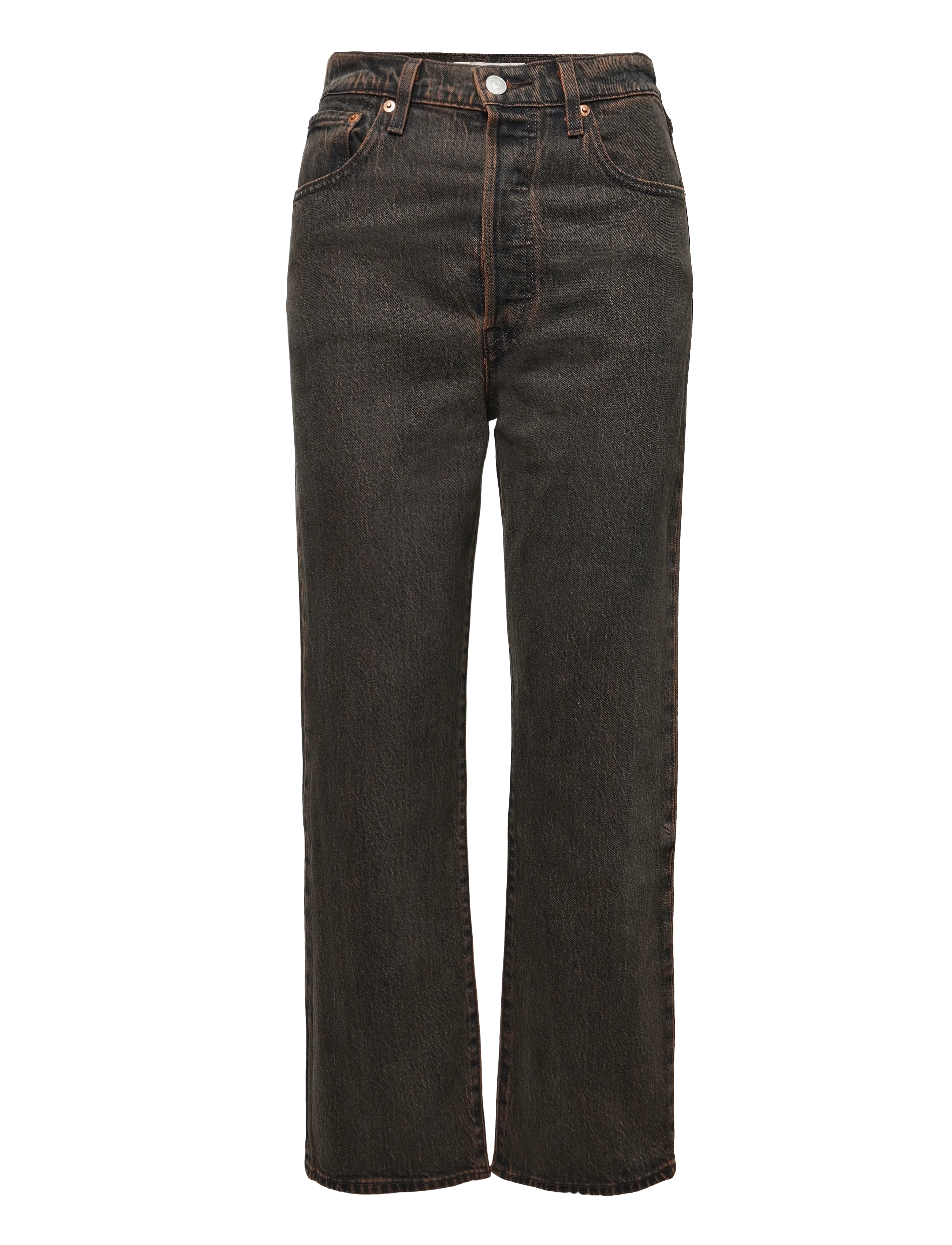 Levi's® - RIBCAGE STRAIGHT ANKLE OVER A - straight jeans - browns - 1