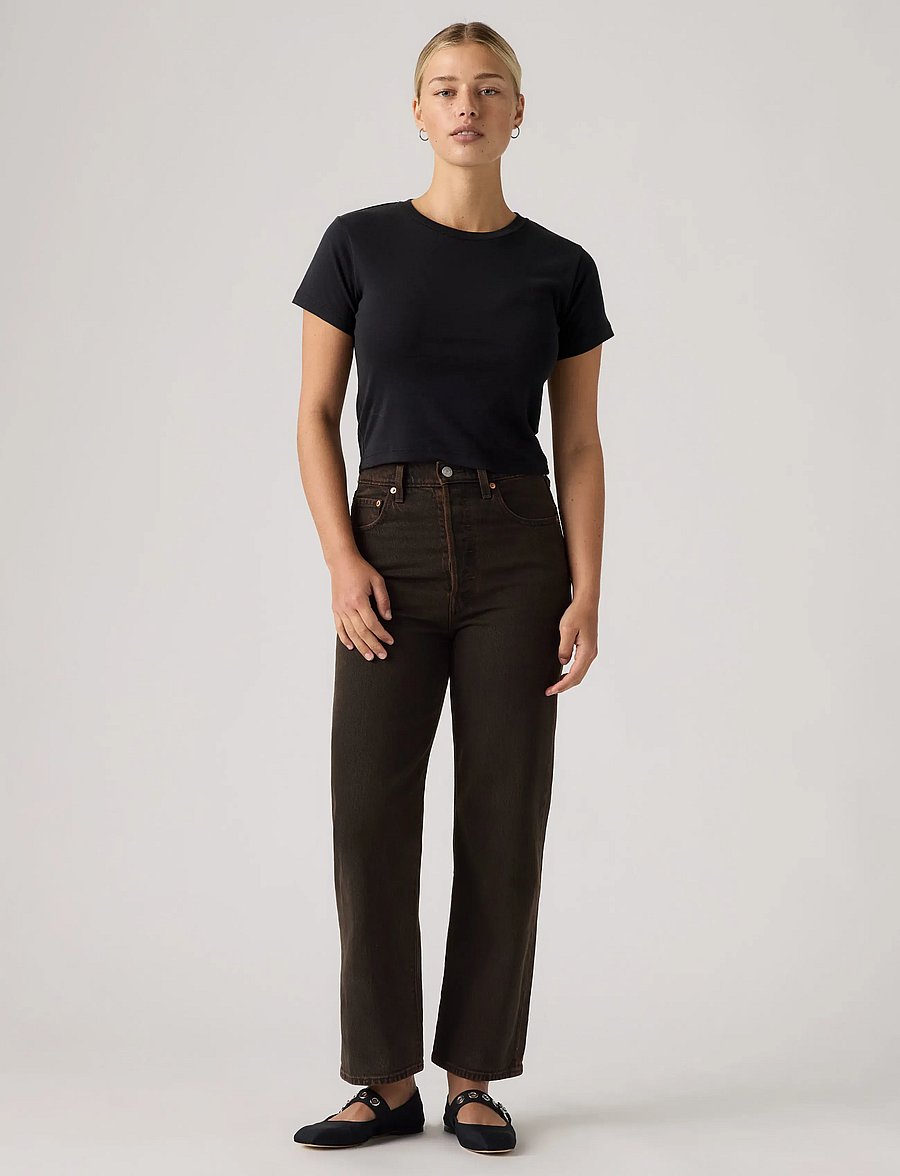 Levi's® - RIBCAGE STRAIGHT ANKLE OVER A - straight jeans - browns - 3