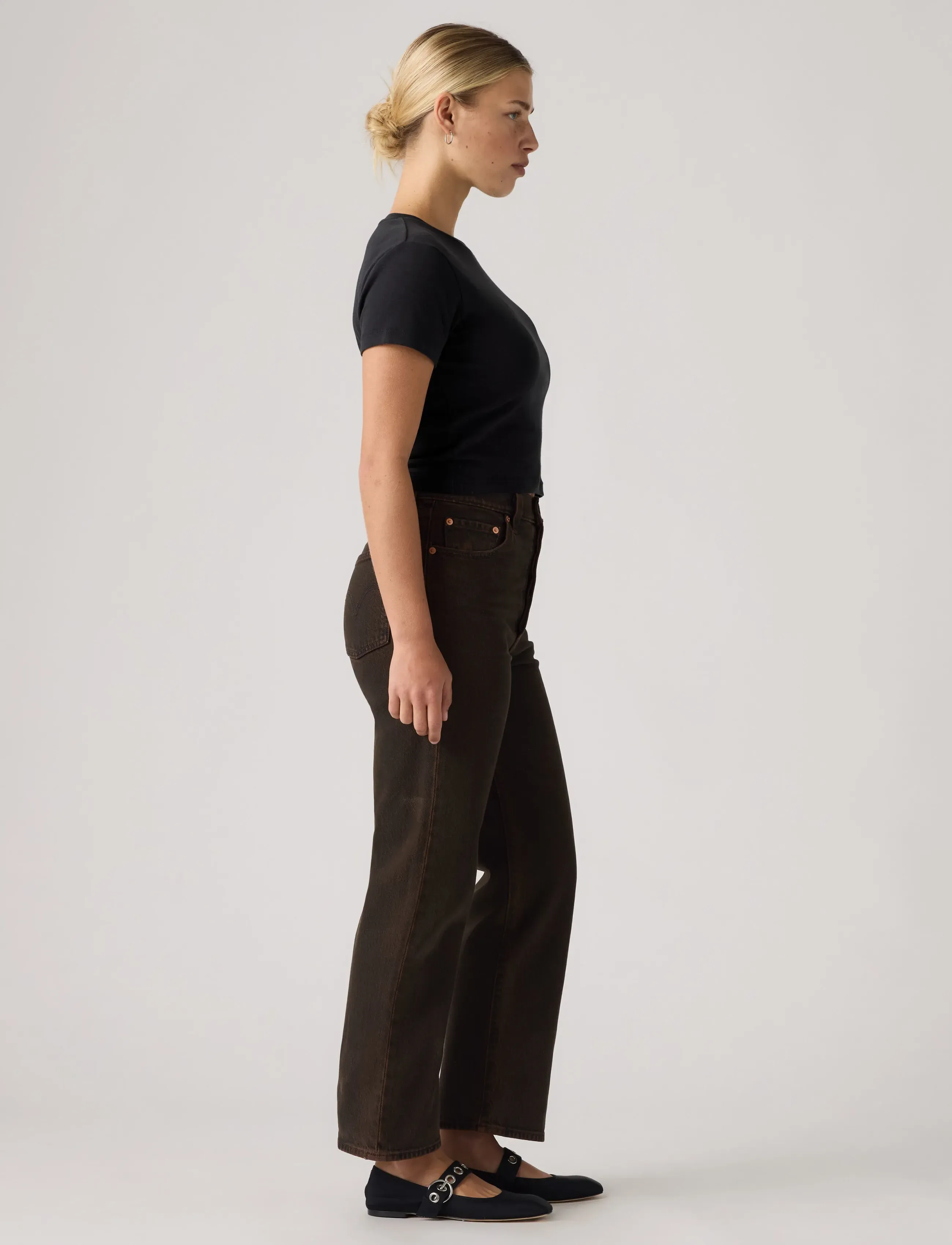 LEVIS ® Ribcage Straight Ankle Over A jeans dam – bild 6