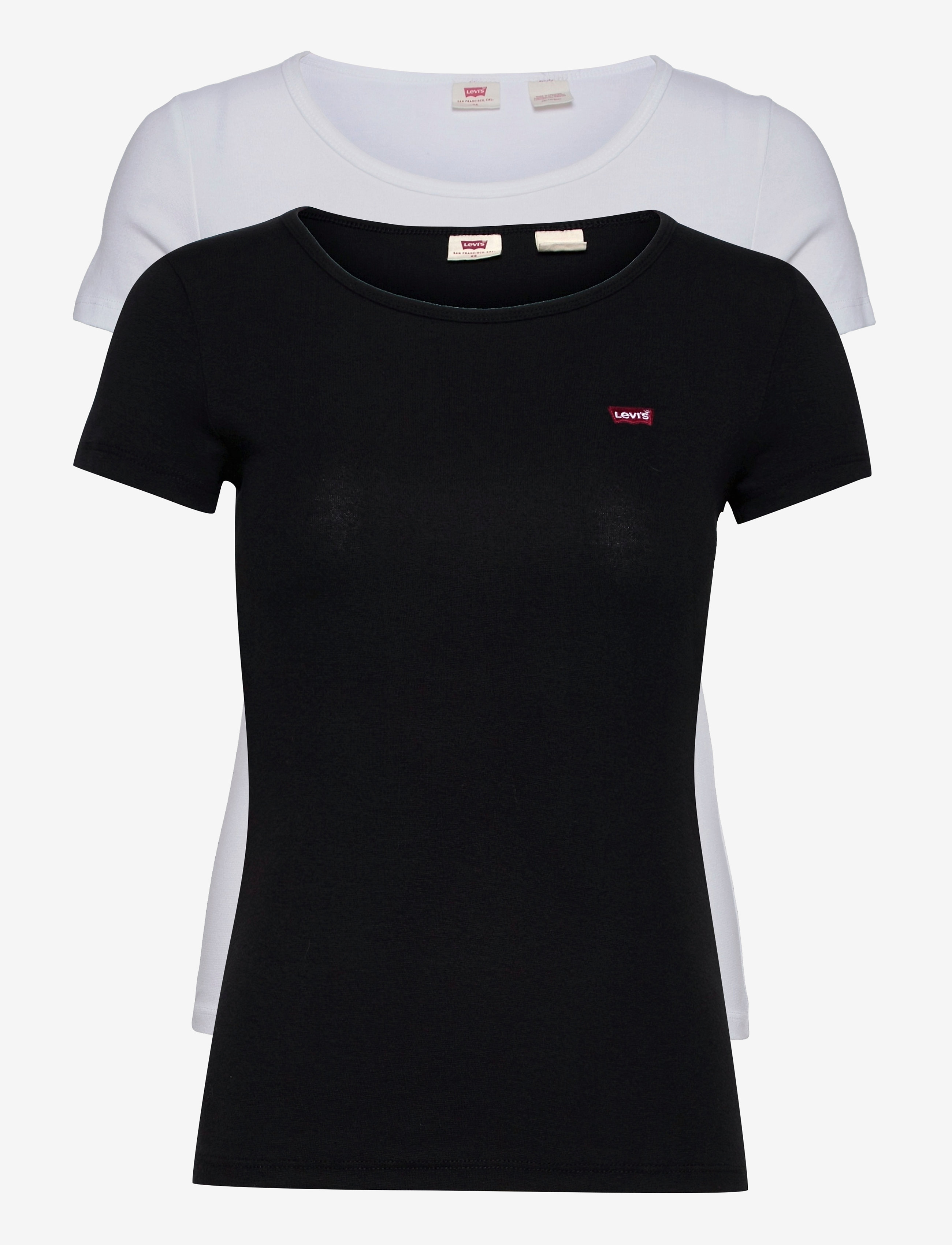 LEVI'S 2Pack Crewneck Tee 2 Pack Tee Schwarz - XS - Damen
