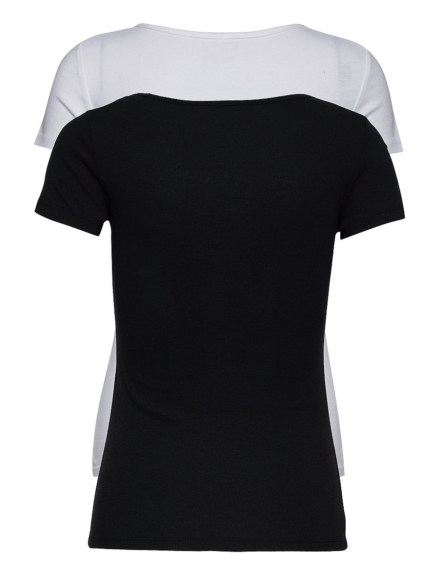 Levi's® - 2PACK CREWNECK TEE 2 PACK TEE - t-shirts - black/white - 3