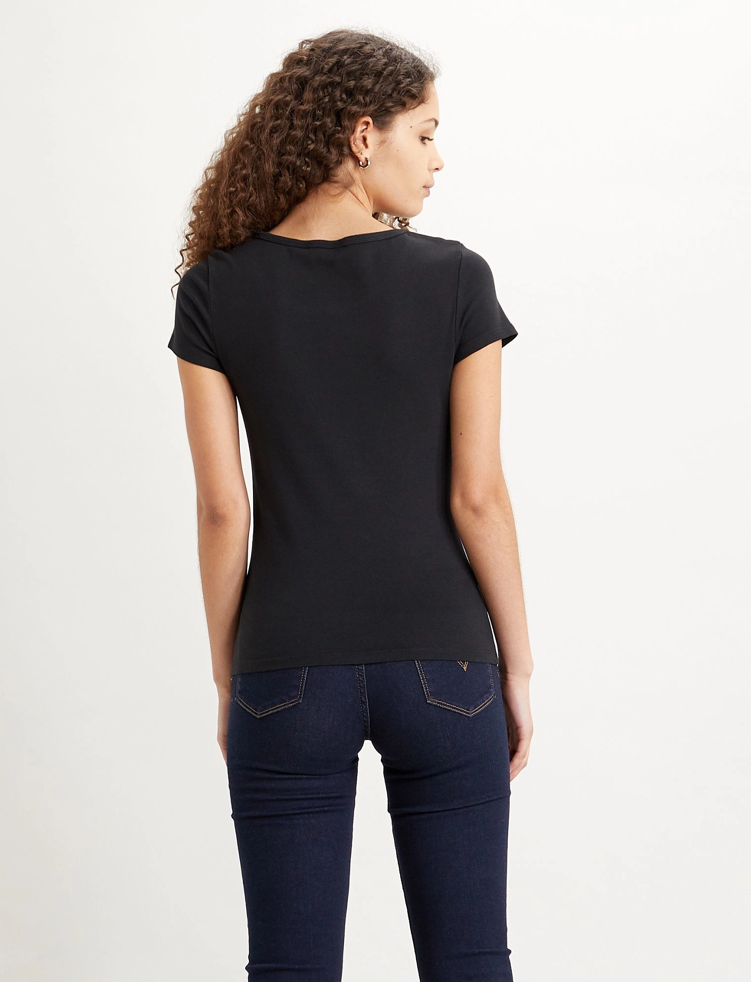 Levi's® - 2PACK CREWNECK TEE 2 PACK TEE - t-shirts - black/black - 2