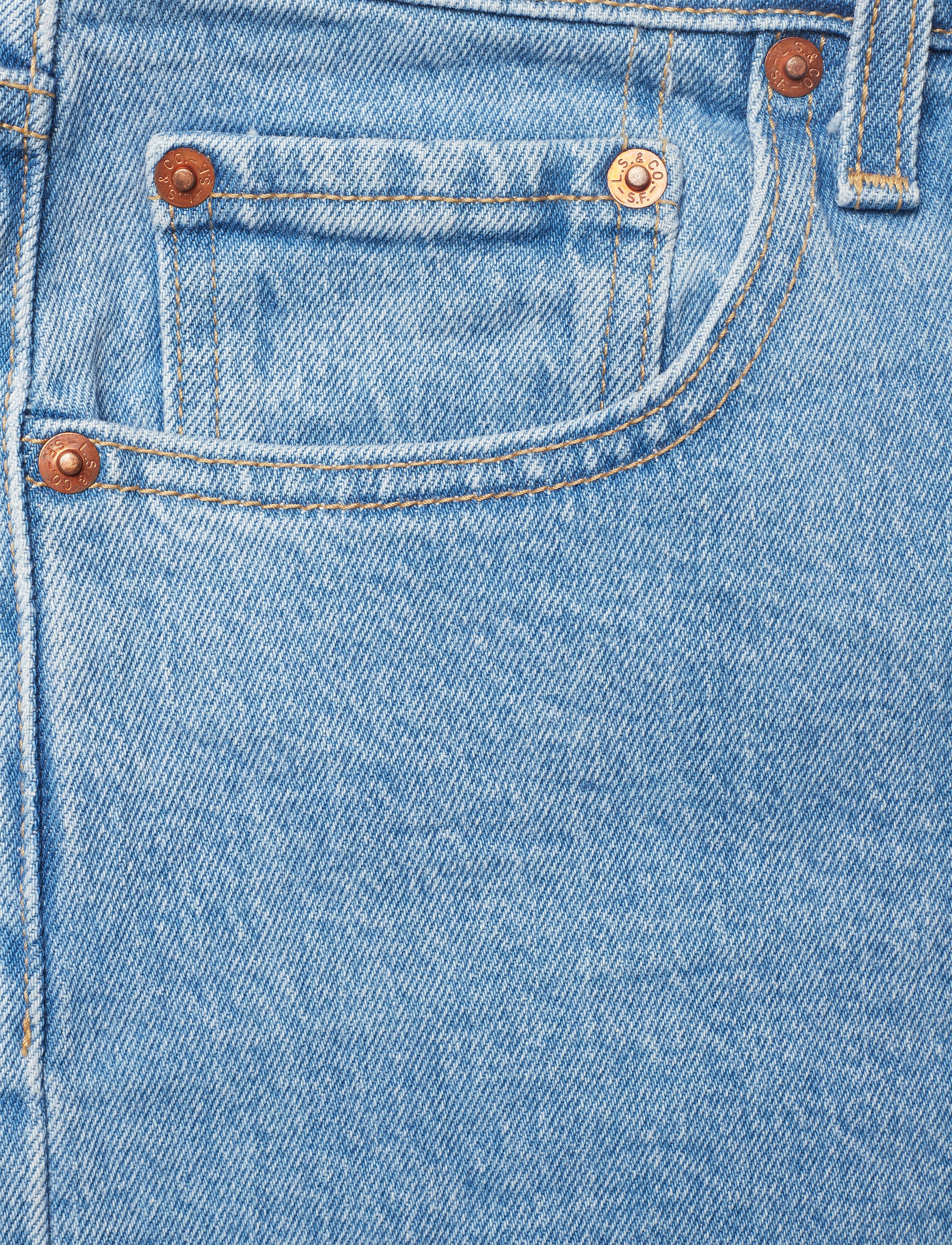 Levi's® - RIBCAGE SHORT TANGO STONEWASH - light indigo - flat finis - 2