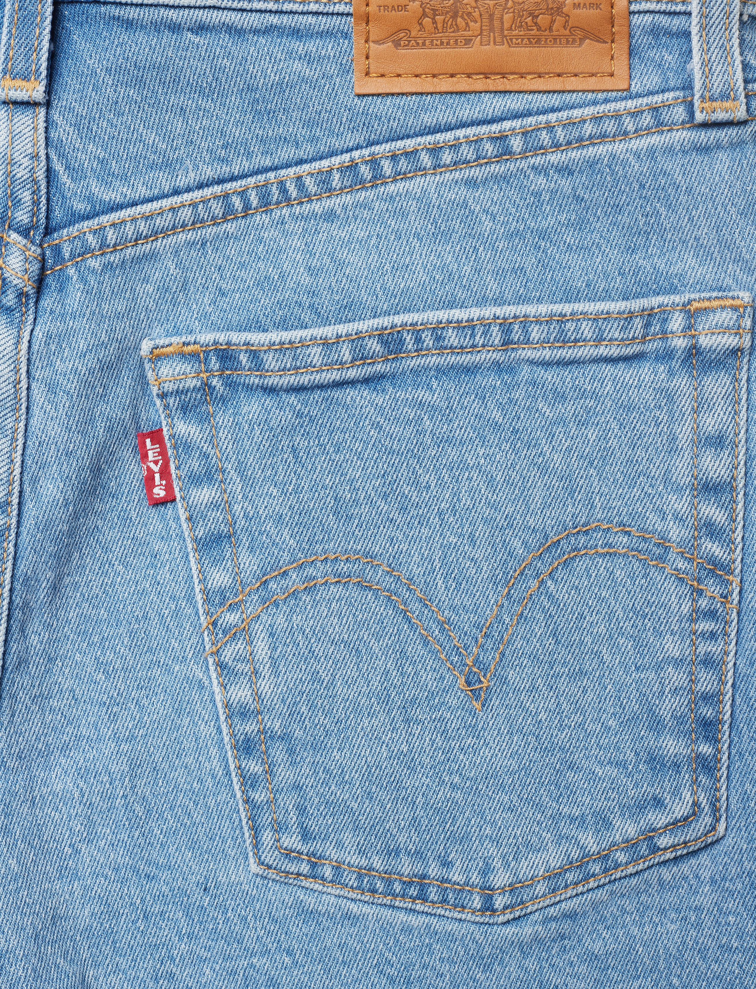 Levi's® - RIBCAGE SHORT TANGO STONEWASH - light indigo - flat finis - 4
