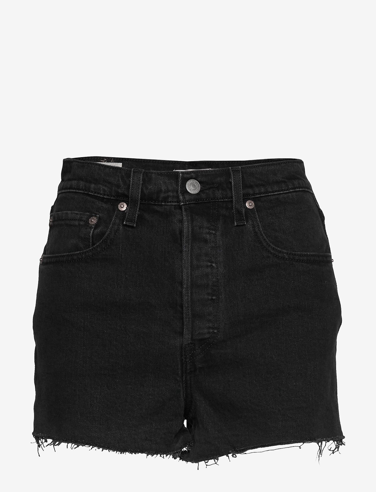 LEVI´S Women - RIBCAGE SHORT BLACK LAKE - jeansshorts - blacks - 0