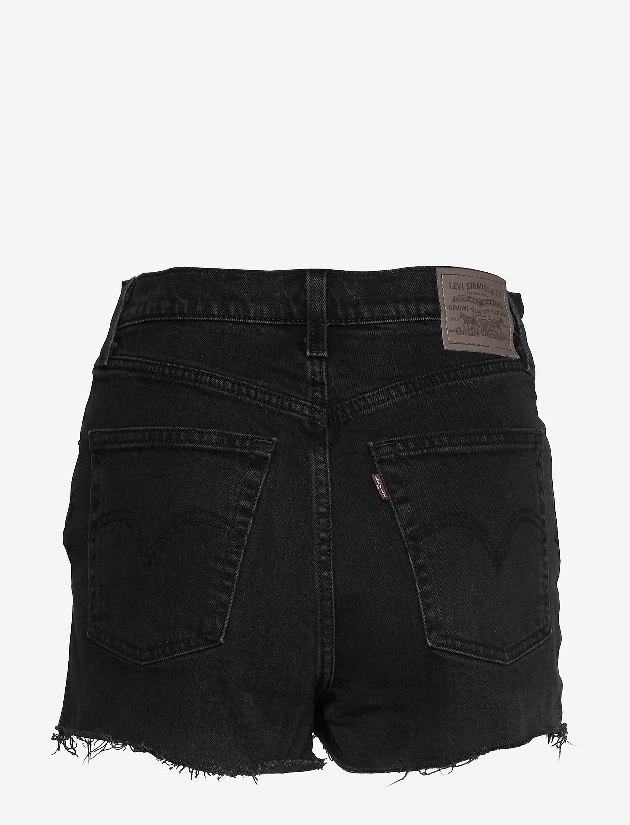 LEVI´S Women - RIBCAGE SHORT BLACK LAKE - korte jeansbroeken - blacks - 1