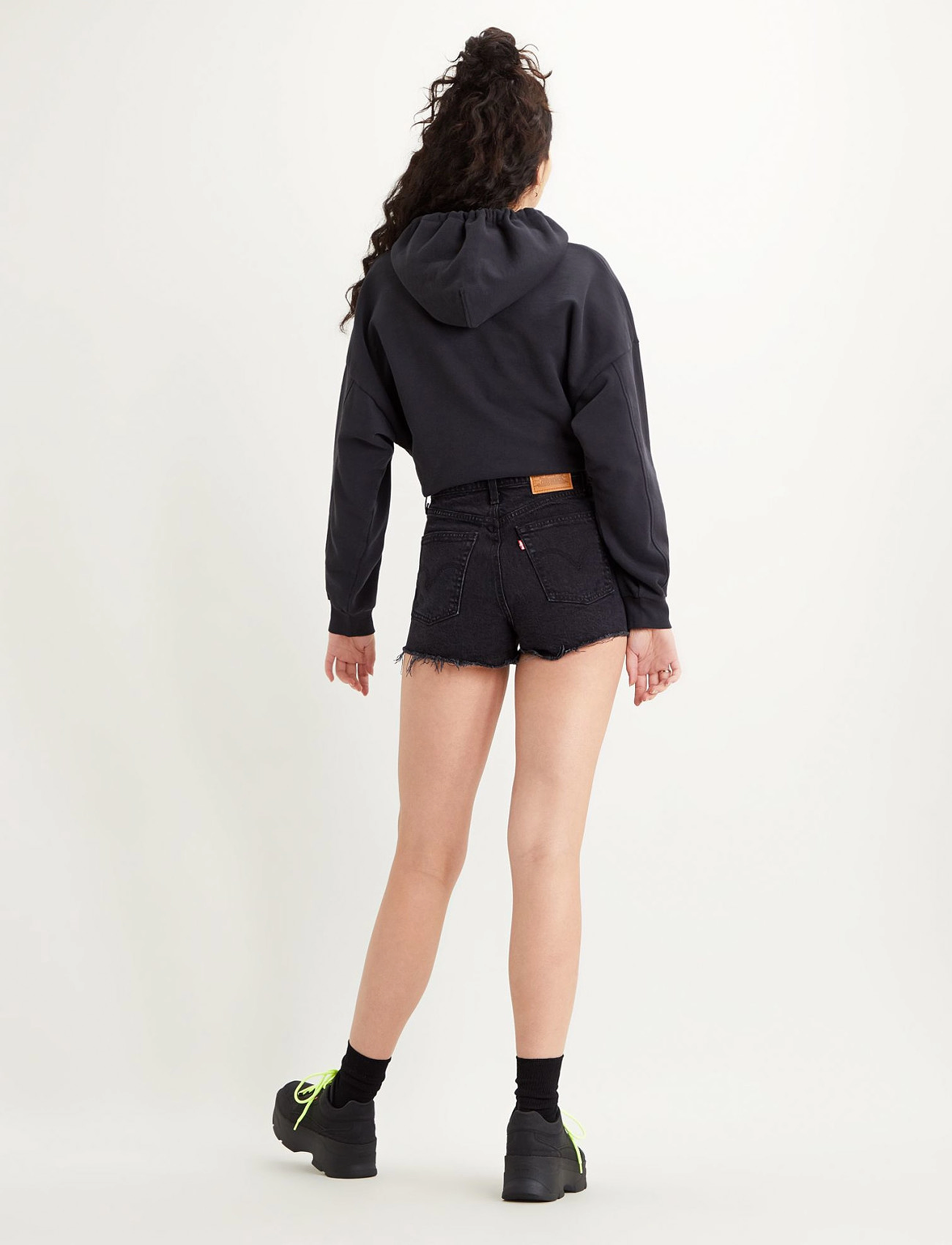 Levi's® - RIBCAGE SHORT BLACK LAKE - blacks - 3