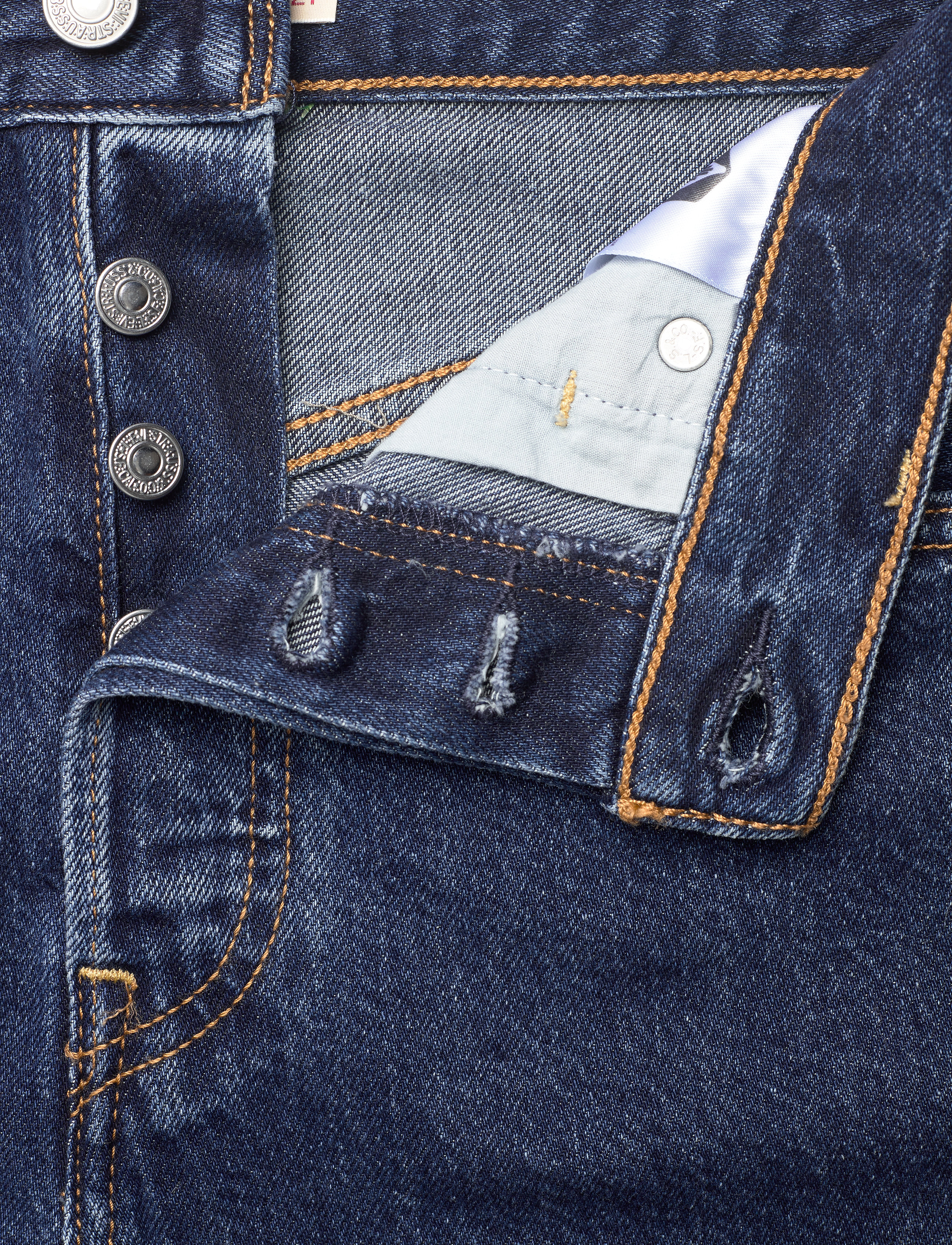 Levi's® - RIBCAGE SHORT NOE DARK MINERAL - dark indigo - worn in - 3
