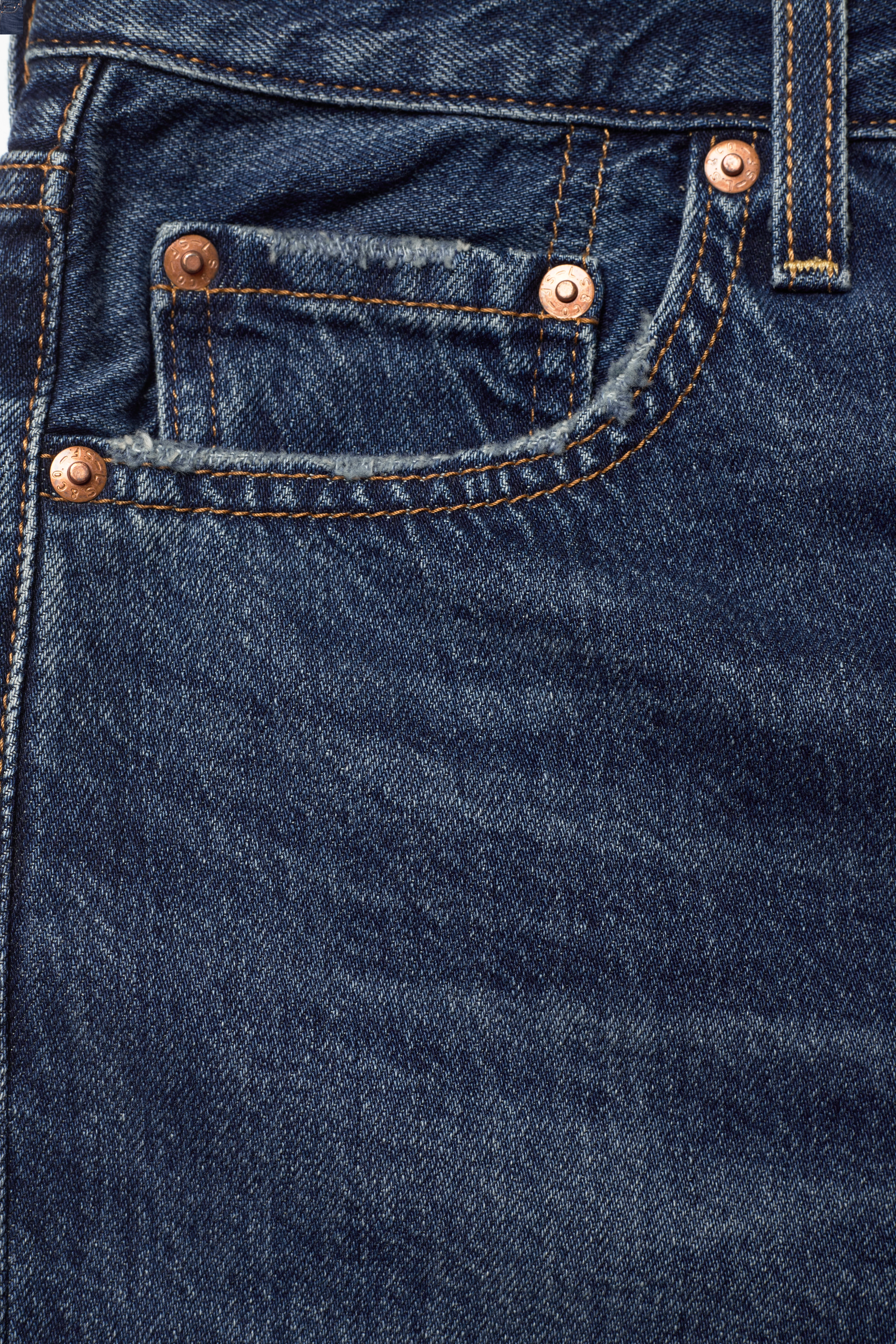 LEVI´S Women - RIBCAGE SHORT NOE FIVE SHORT - dark indigo - flat finish - 2