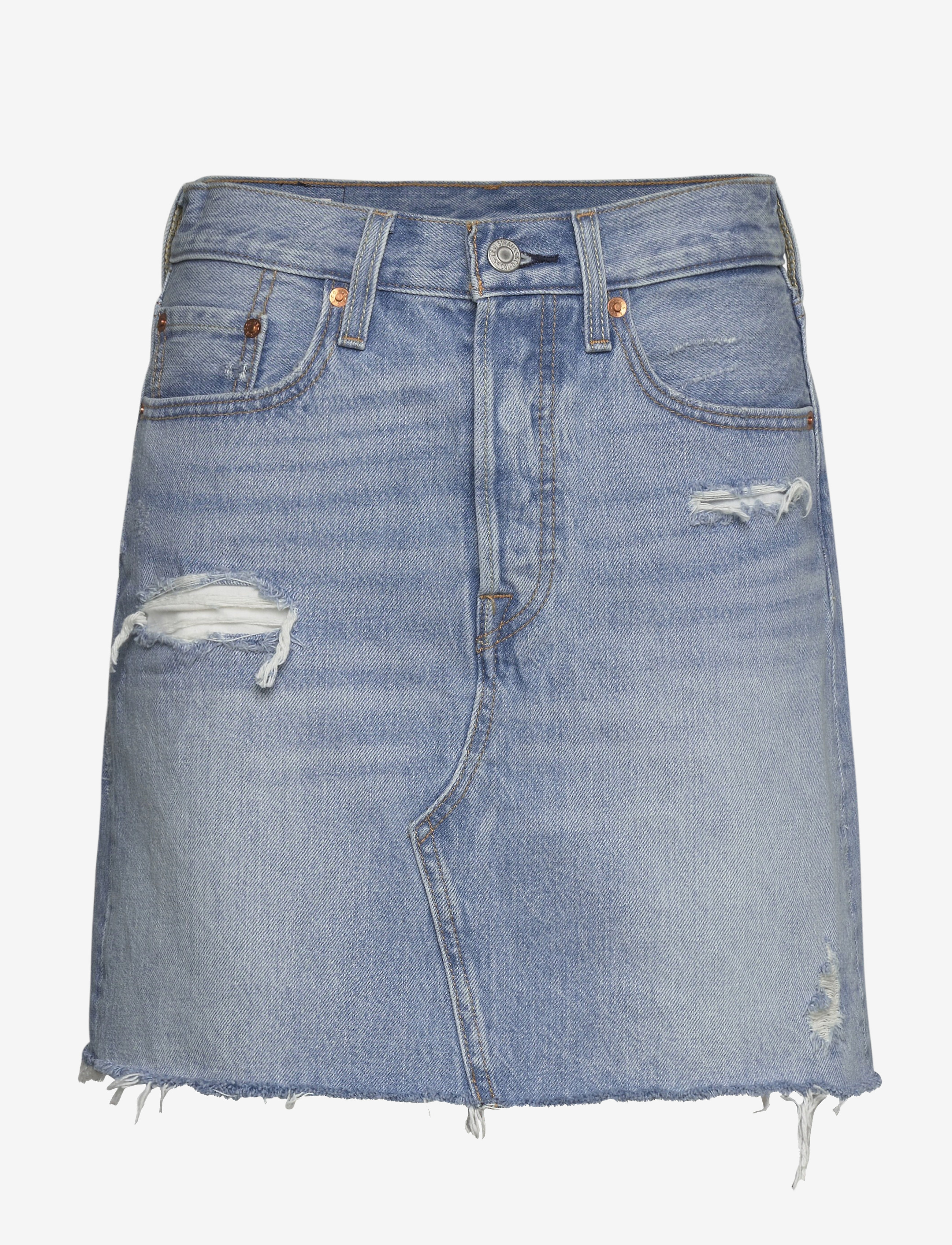 LEVI´S Women - HR DECON ICONIC BF SKIRT GATEW - med indigo - flat finish - 0