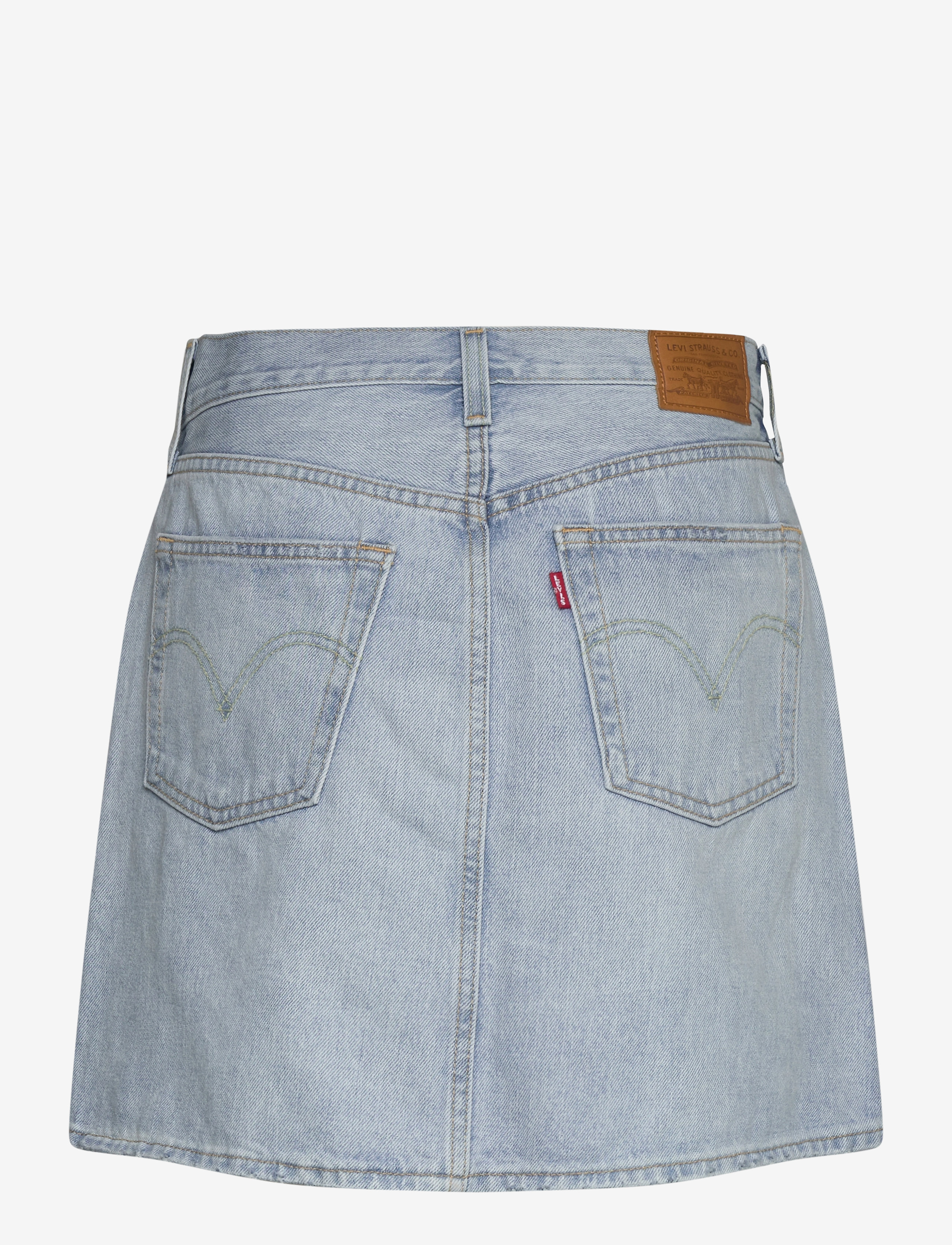 Levi's® - HR DECON ICNIC BFLY SKRT CHECK - light indigo - flat finis - 1
