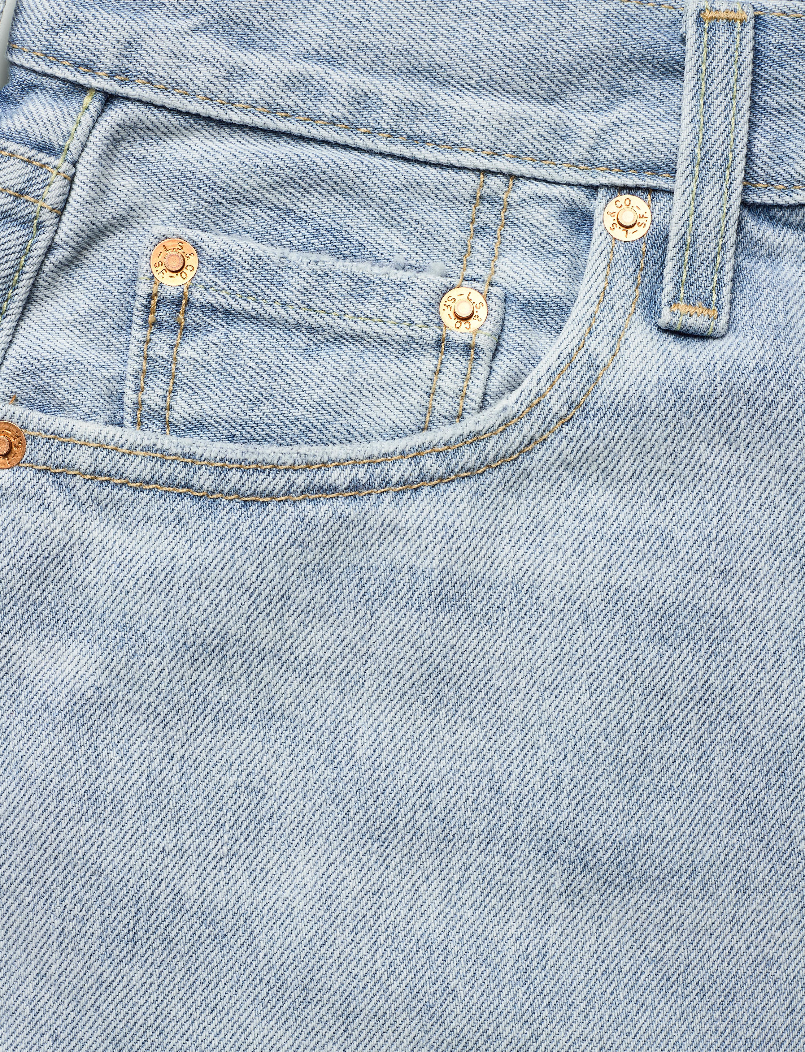 Levi's® - HR DECON ICNIC BFLY SKRT CHECK - light indigo - flat finis - 2