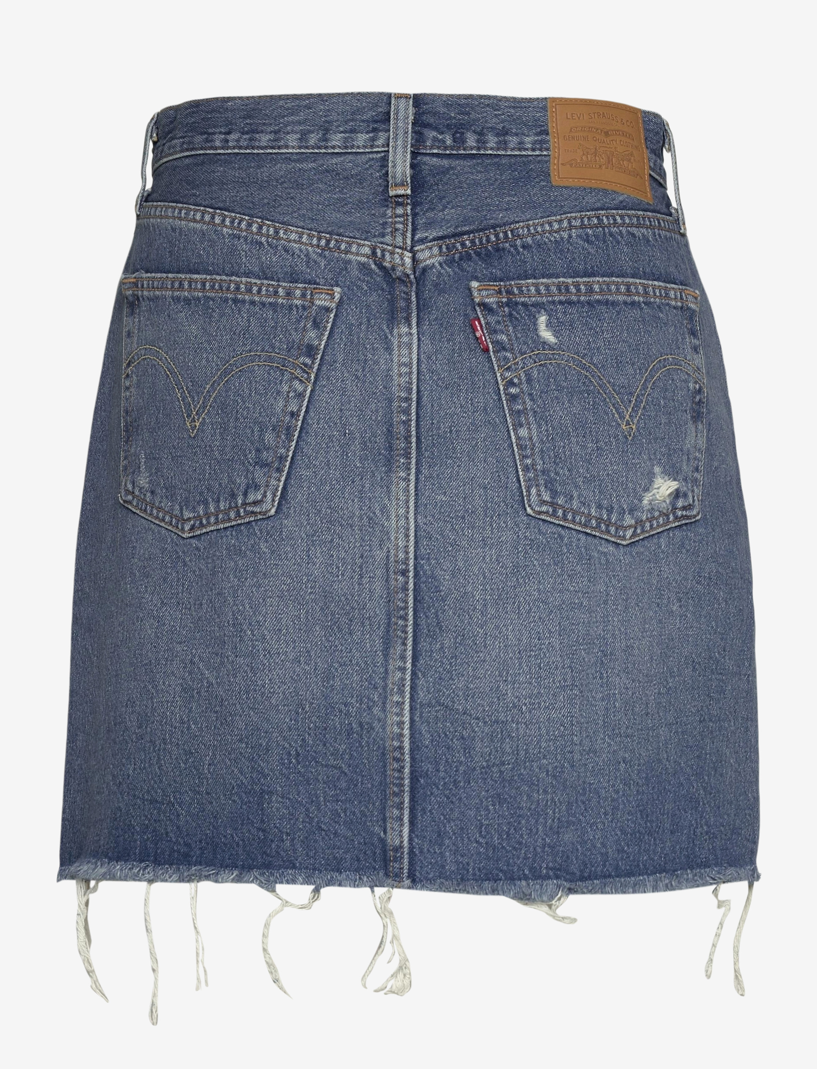 LEVI´S Women - HR DECON ICNIC BFLY SKRT STUCK - med indigo - worn in - 1
