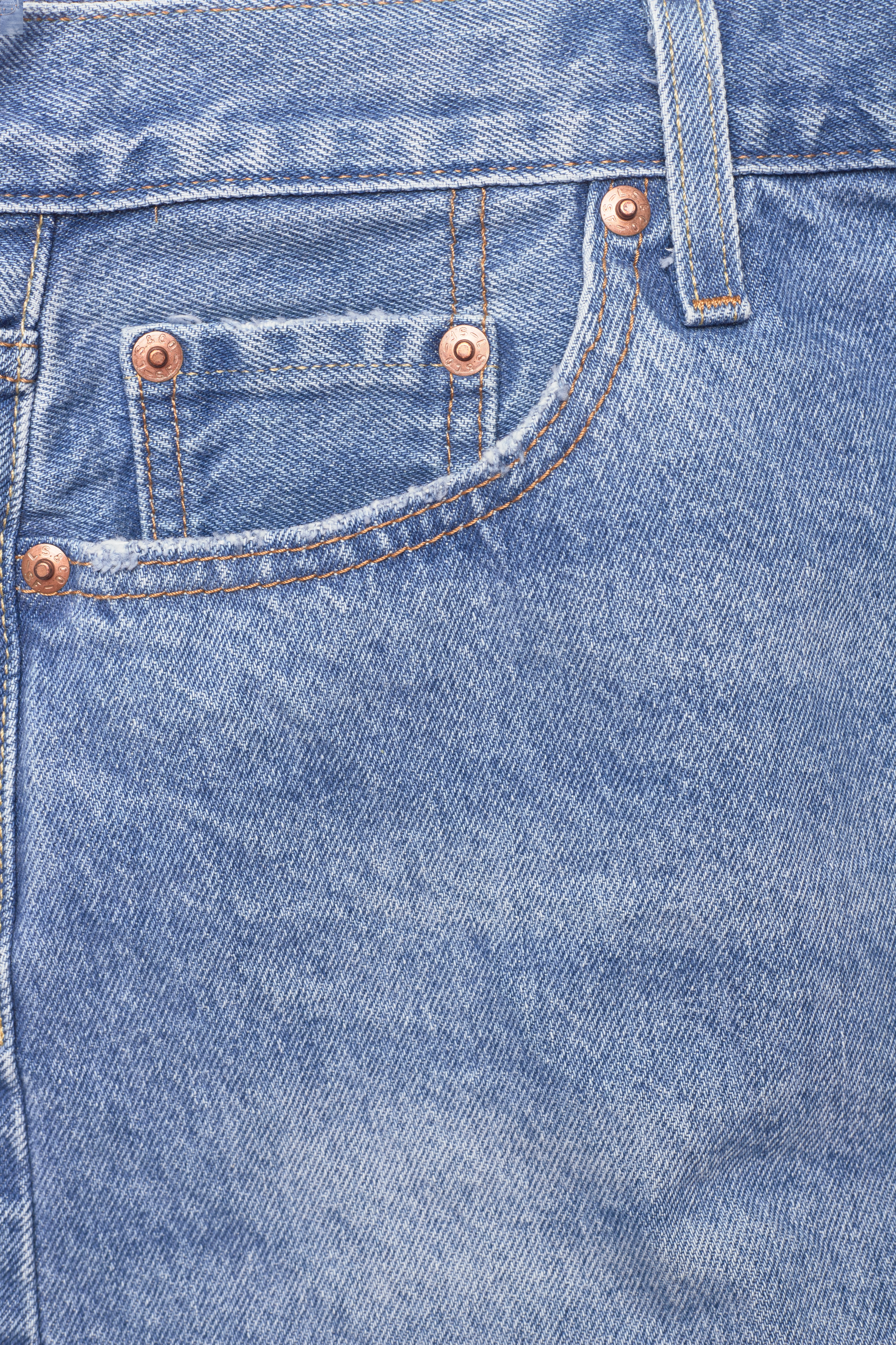 LEVI´S Women - HR DECON ICNIC BFLY SKRT OXNAR - light indigo - worn in - 2