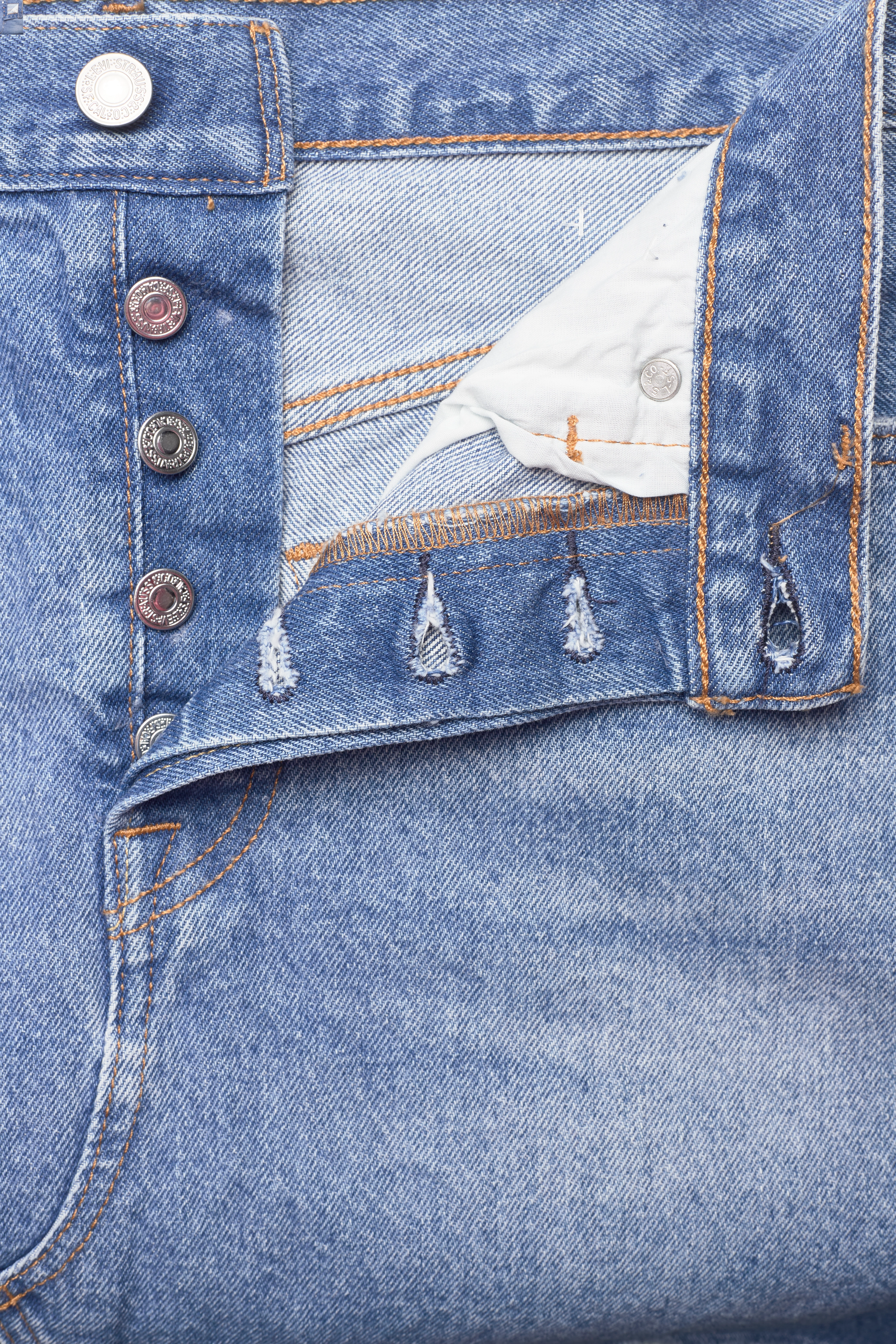 LEVI´S Women - HR DECON ICNIC BFLY SKRT OXNAR - light indigo - worn in - 3